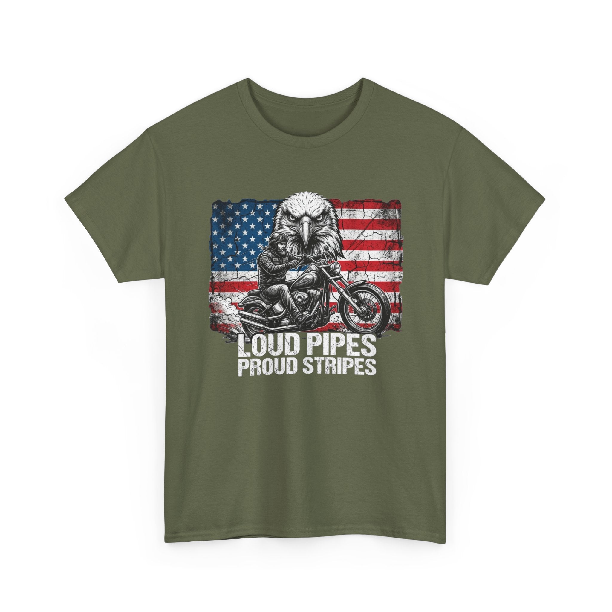 Loud Pipes Proud Stripes Tee