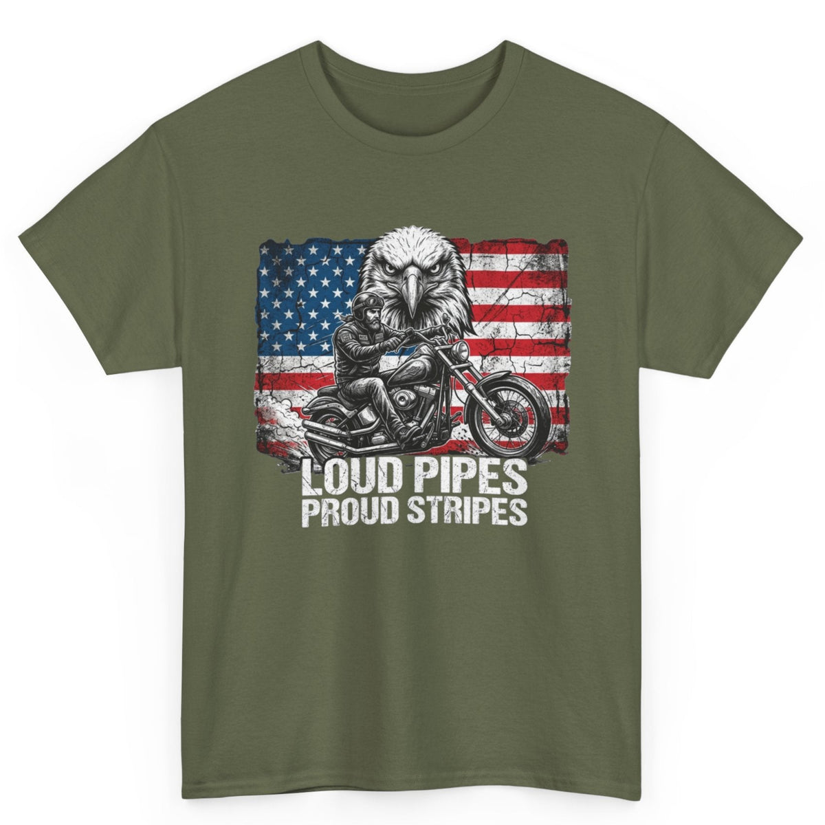 Loud Pipes Proud Stripes Tee