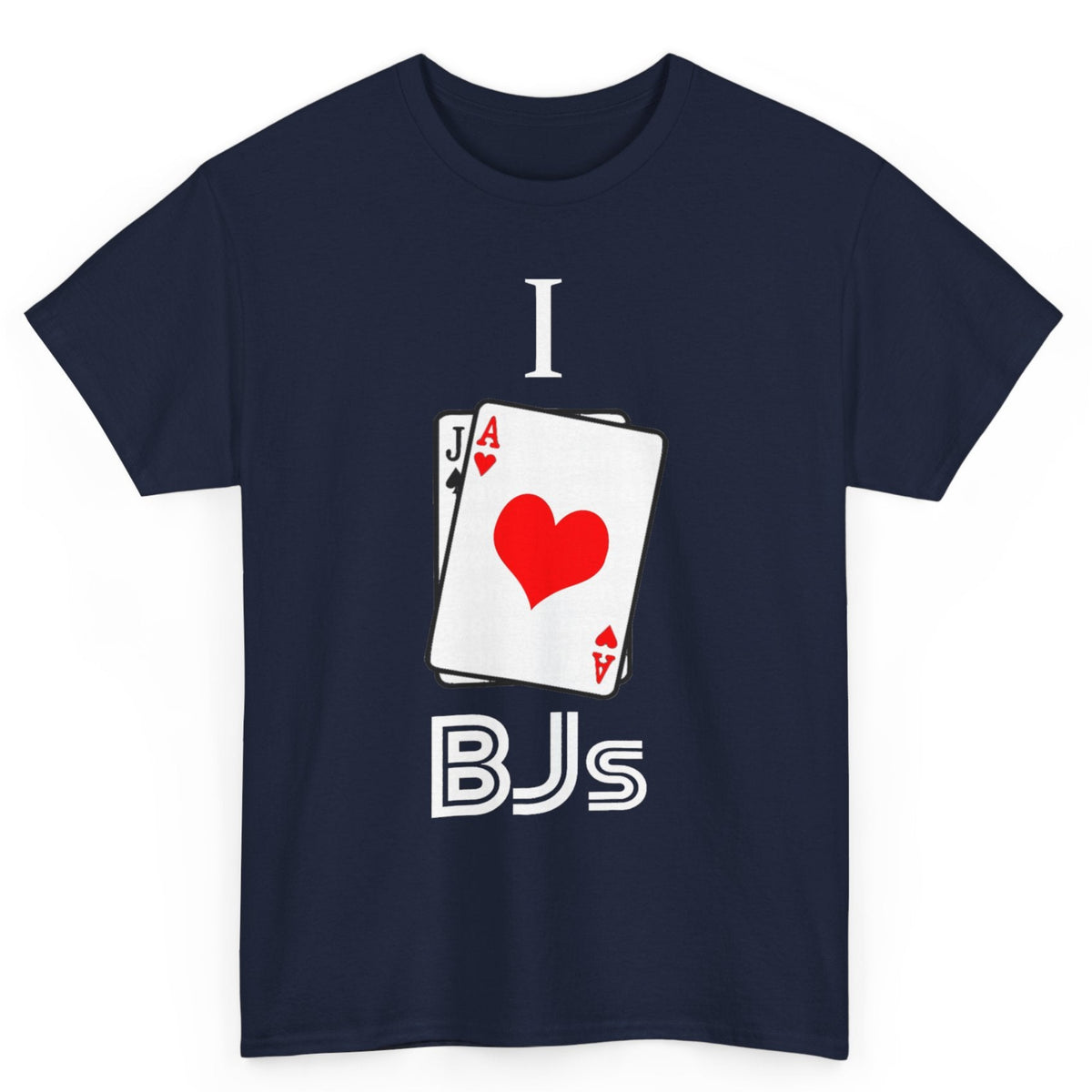 I Heart (B)lack(J)acks Tee