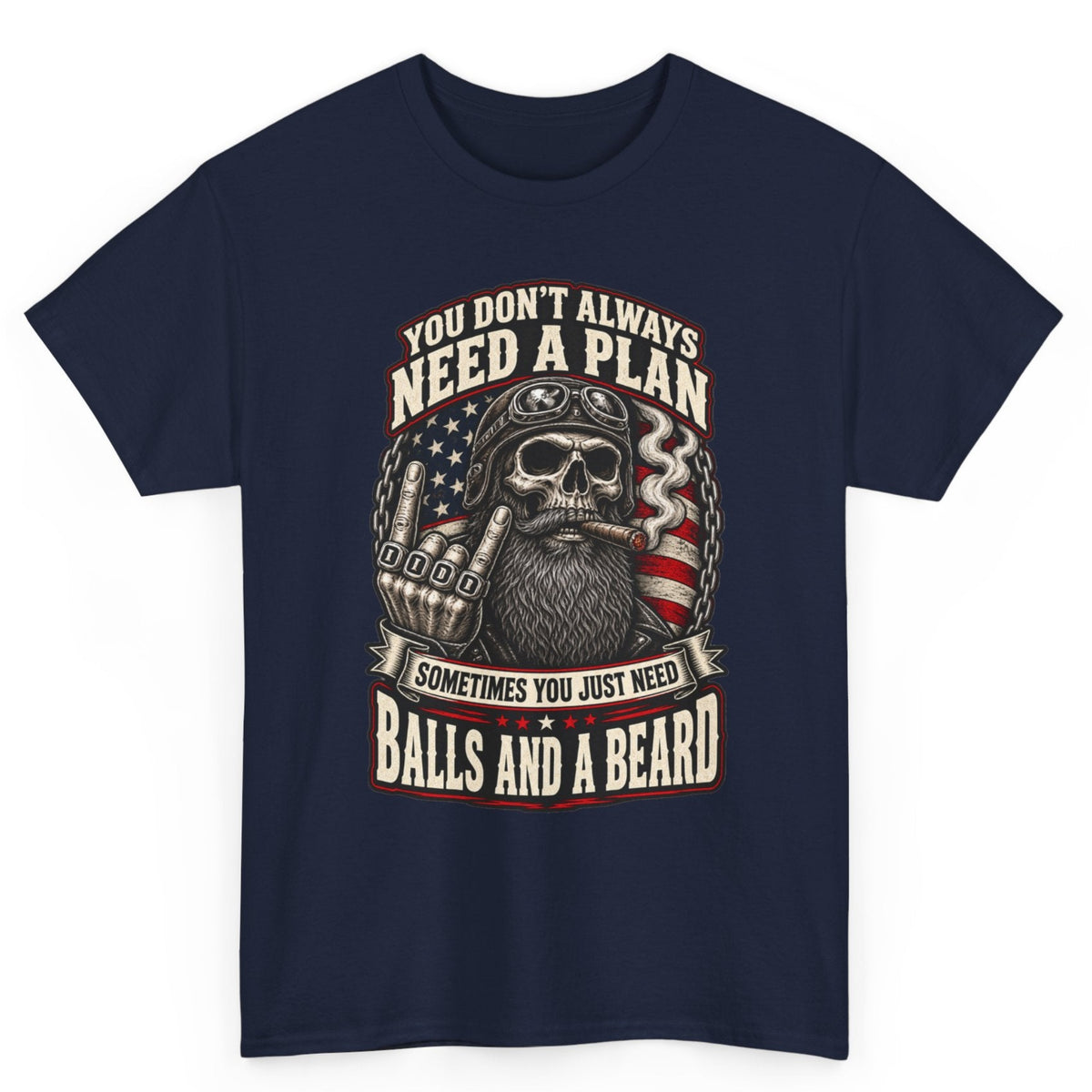 Balls & Beard V2 Biker Tee