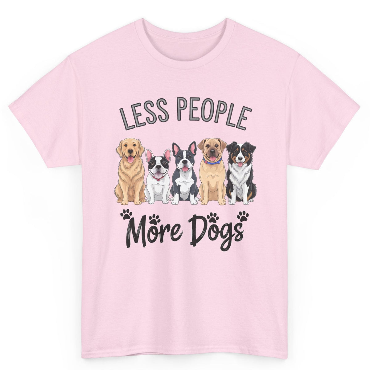 Less People More Dogs Tee