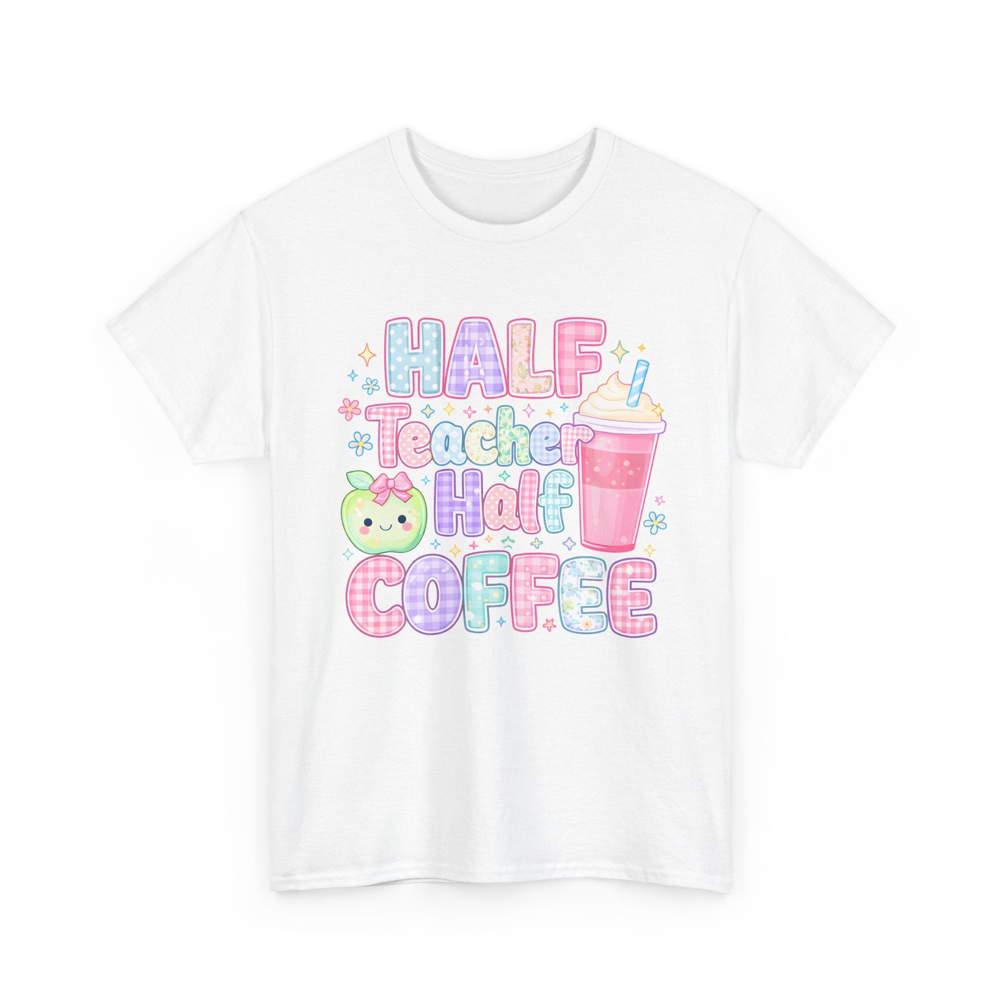 Half Teacher Half Coffee Tee