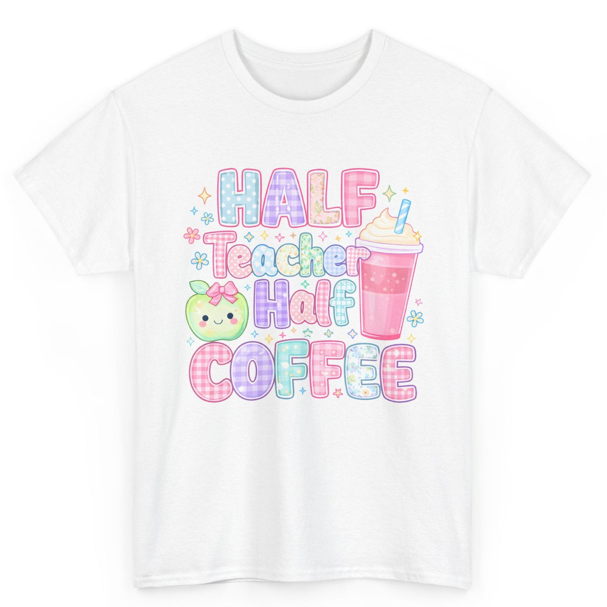 Half Teacher Half Coffee Tee