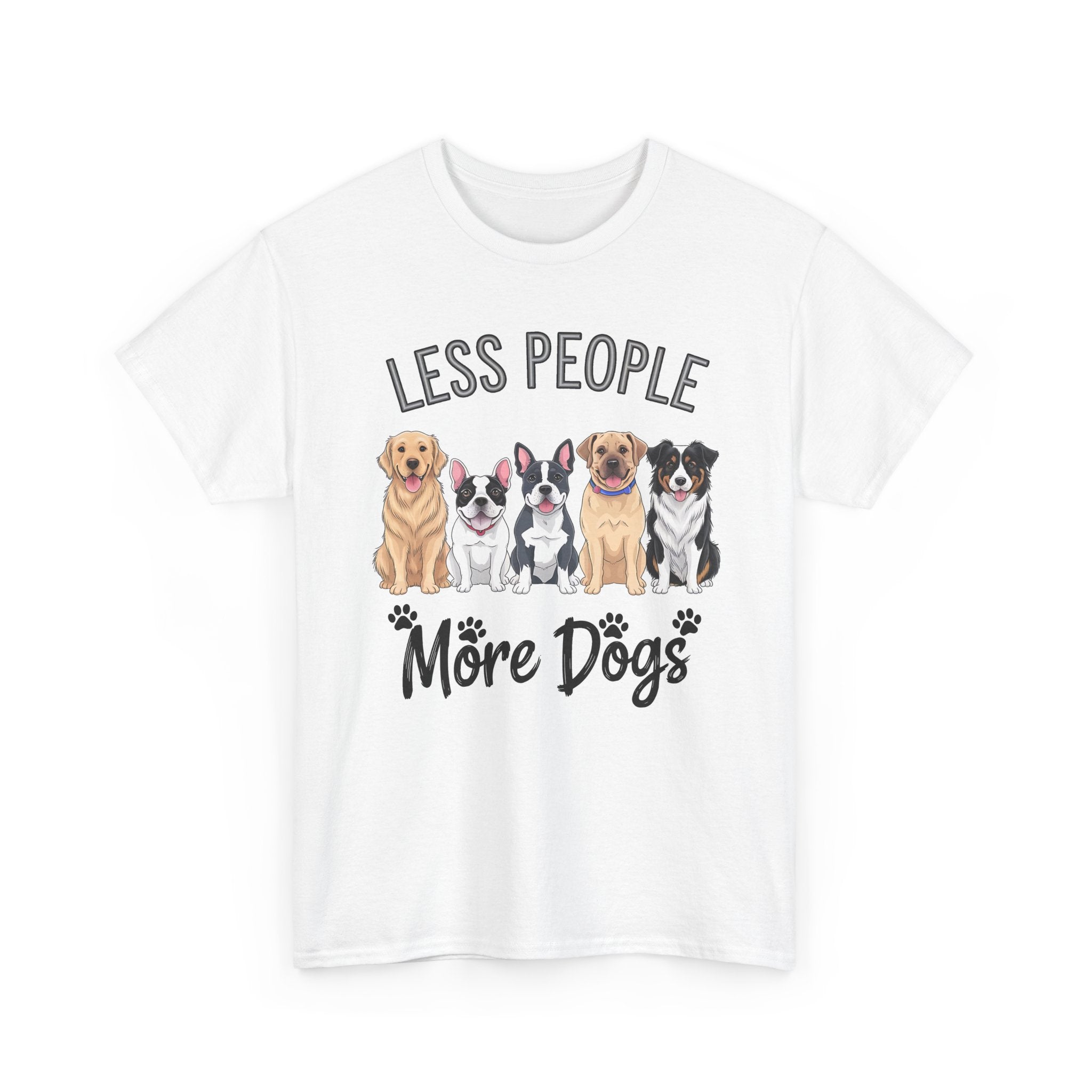 Less People More Dogs Tee