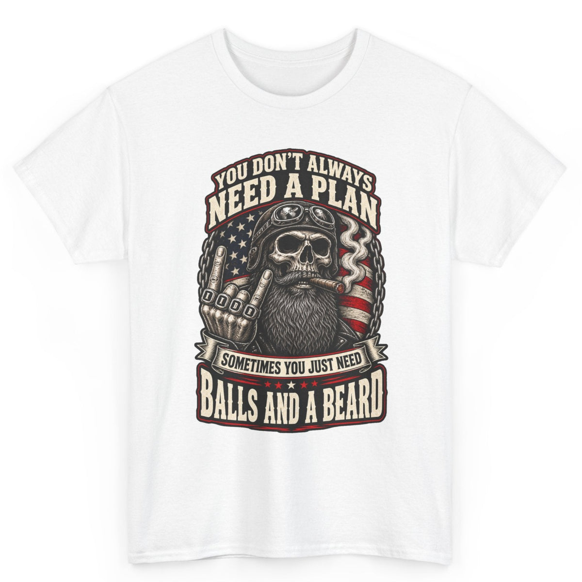 Balls & Beard V2 Biker Tee