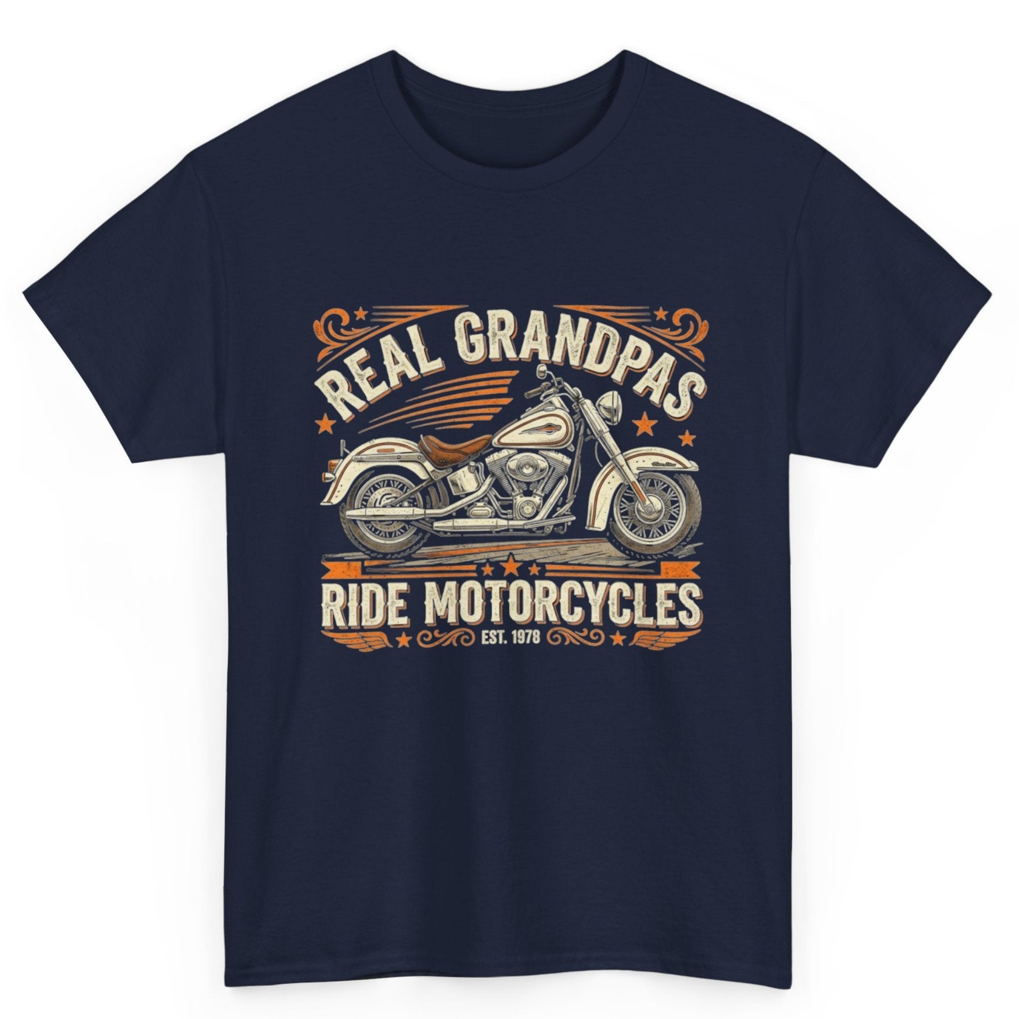 Real Grandpas Ride Motorcycles Tee