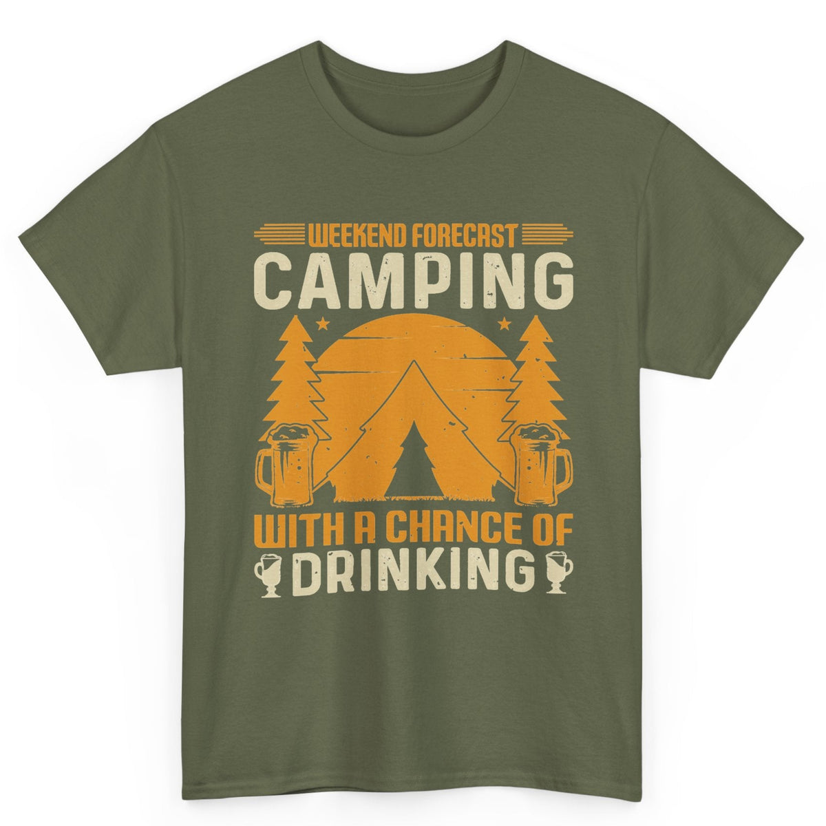 Weekend Forecast Camping Tee