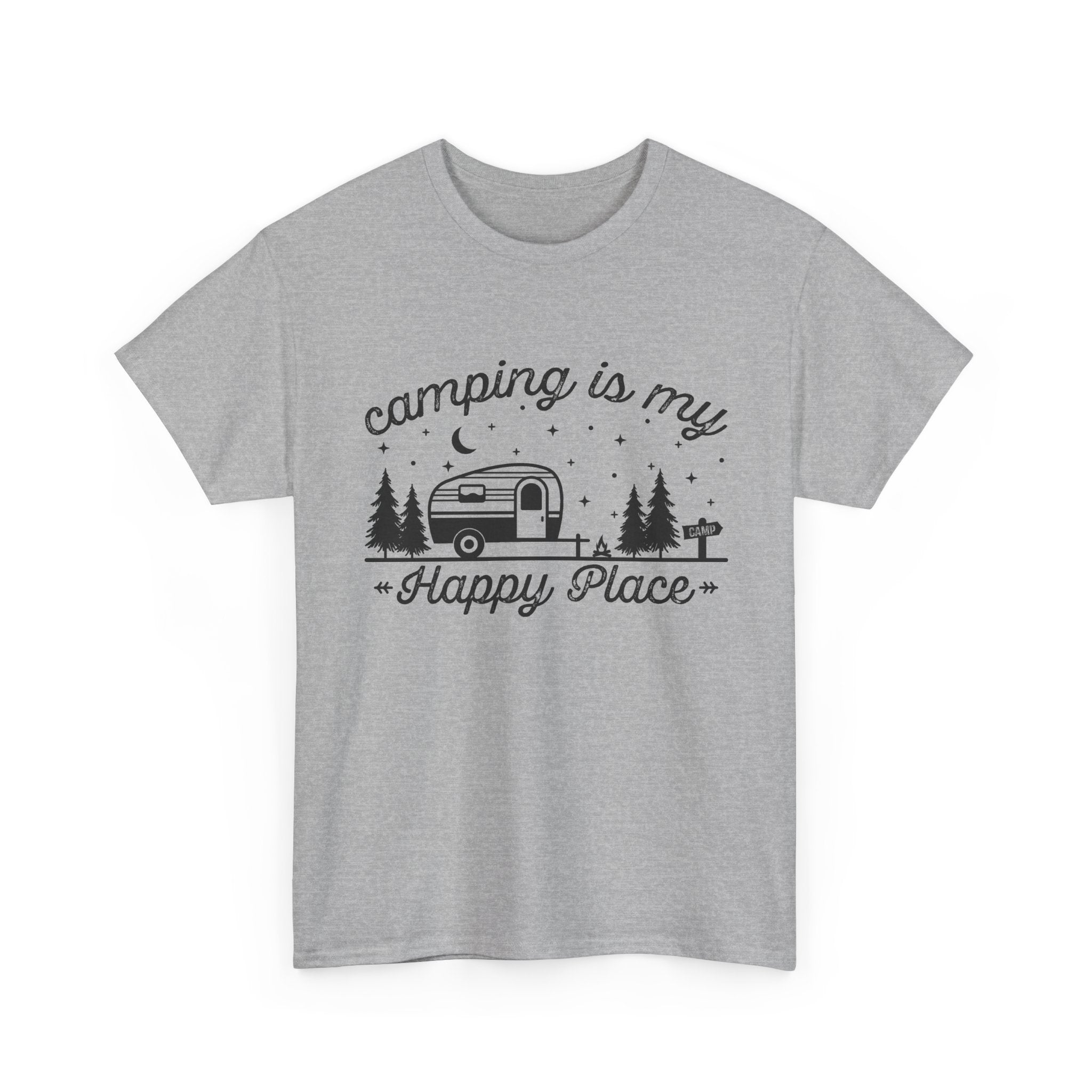 Camping Is My Happy Place Tee