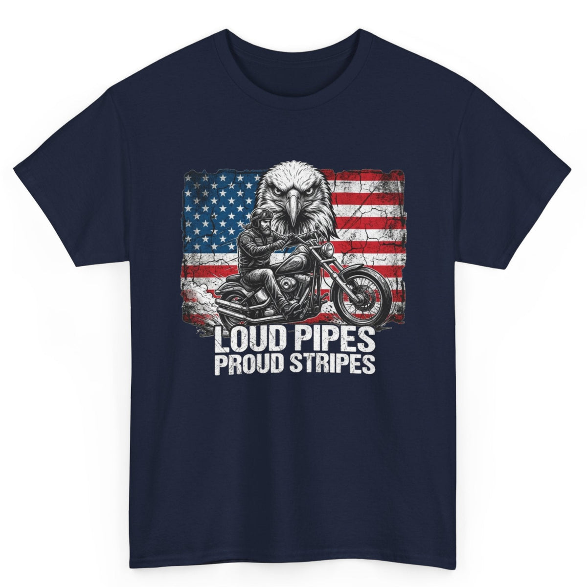 Loud Pipes Proud Stripes Tee
