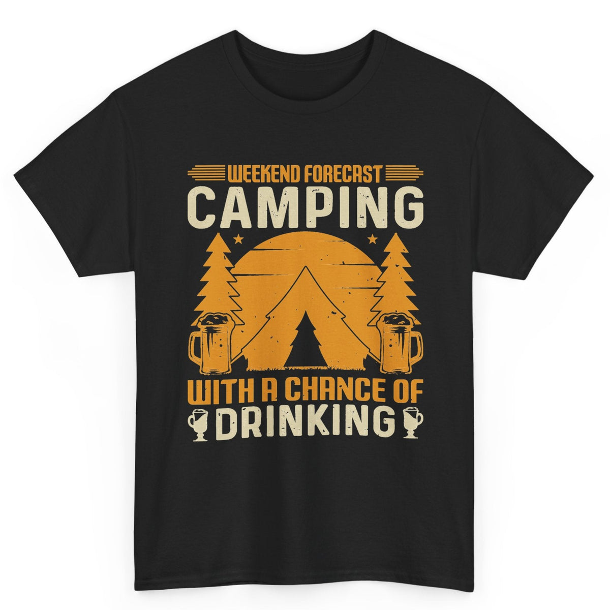 Weekend Forecast Camping Tee