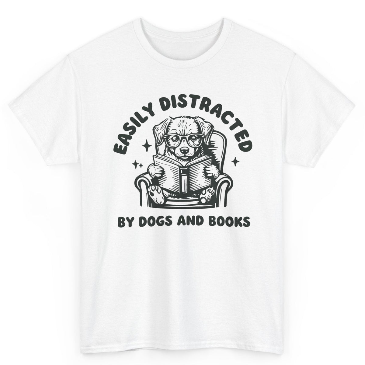 Dogs And Books Tee