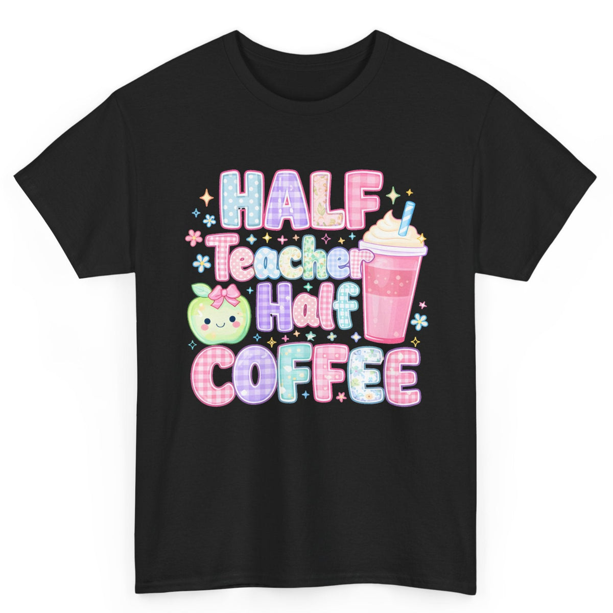 Half Teacher Half Coffee Tee