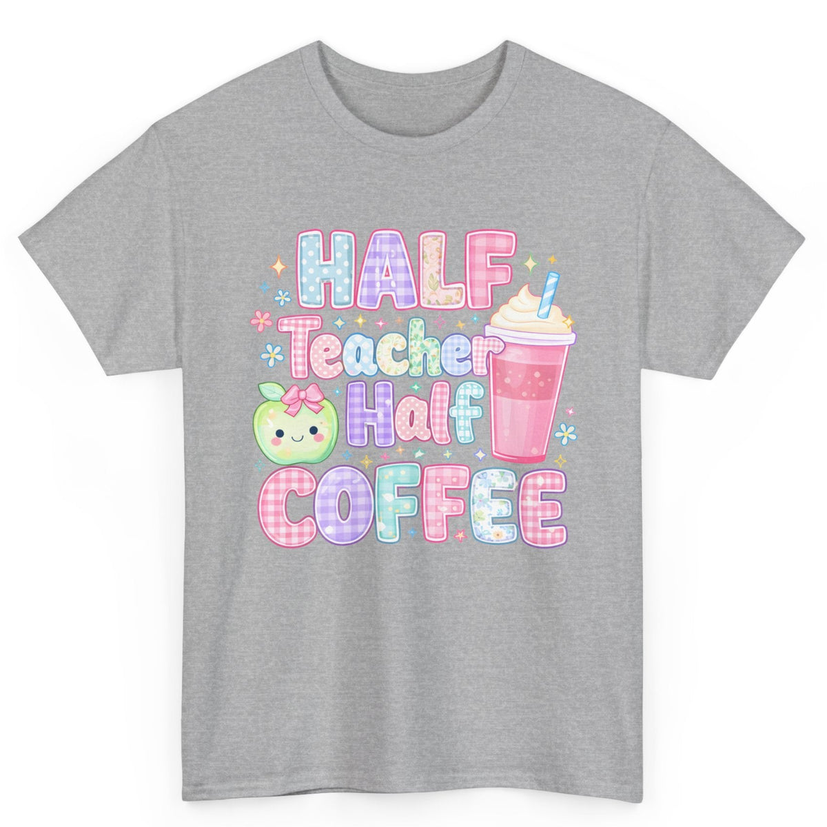 Half Teacher Half Coffee Tee