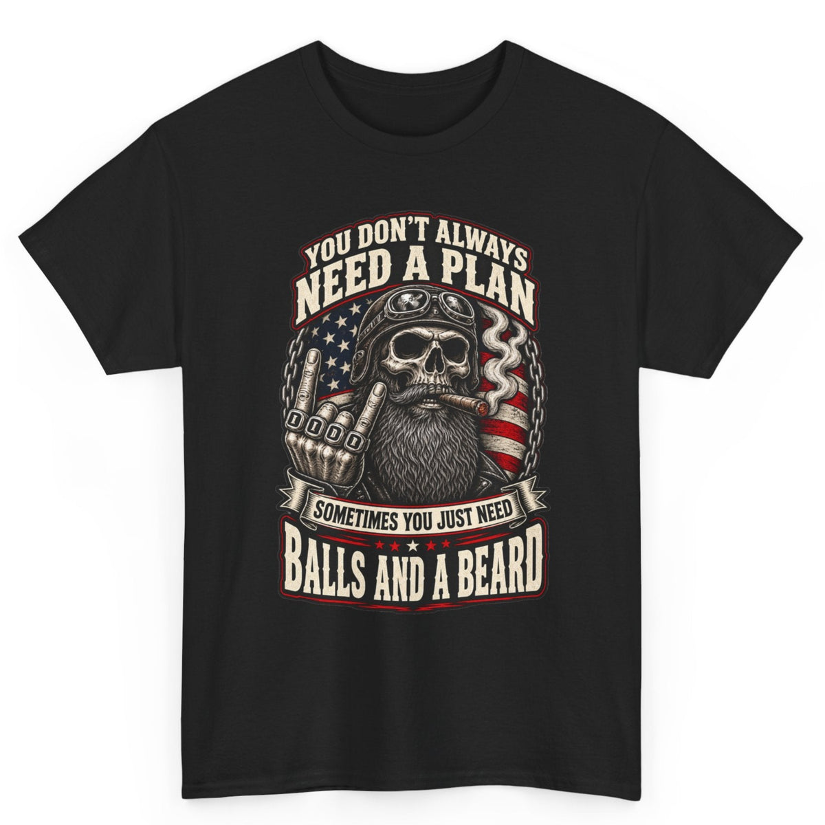 Balls & Beard V2 Biker Tee