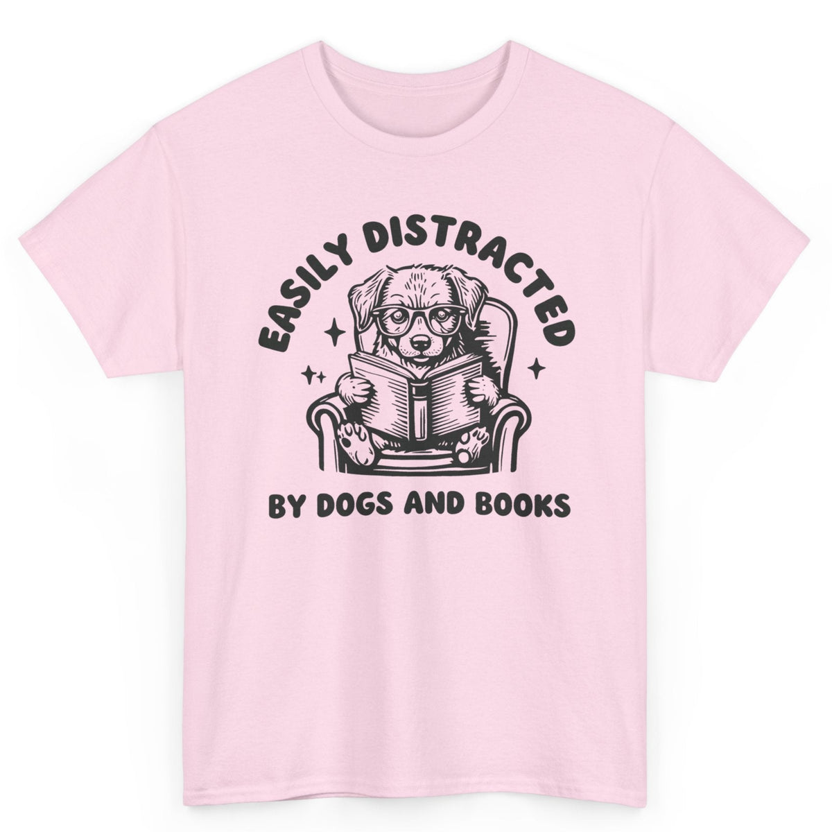 Dogs And Books Tee