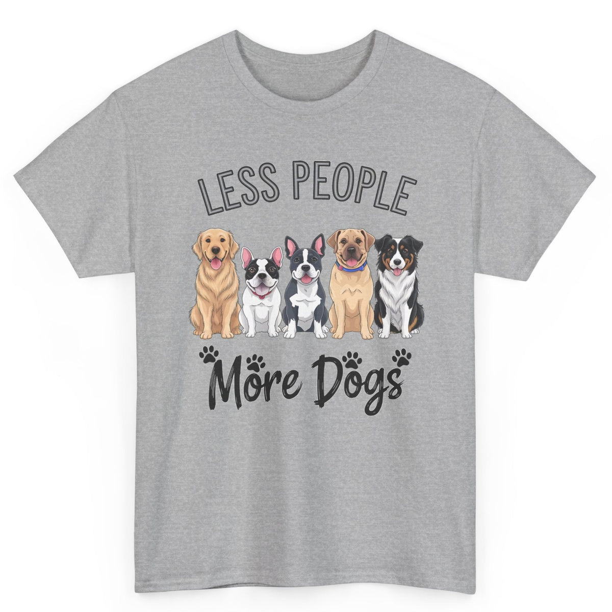 Less People More Dogs Tee