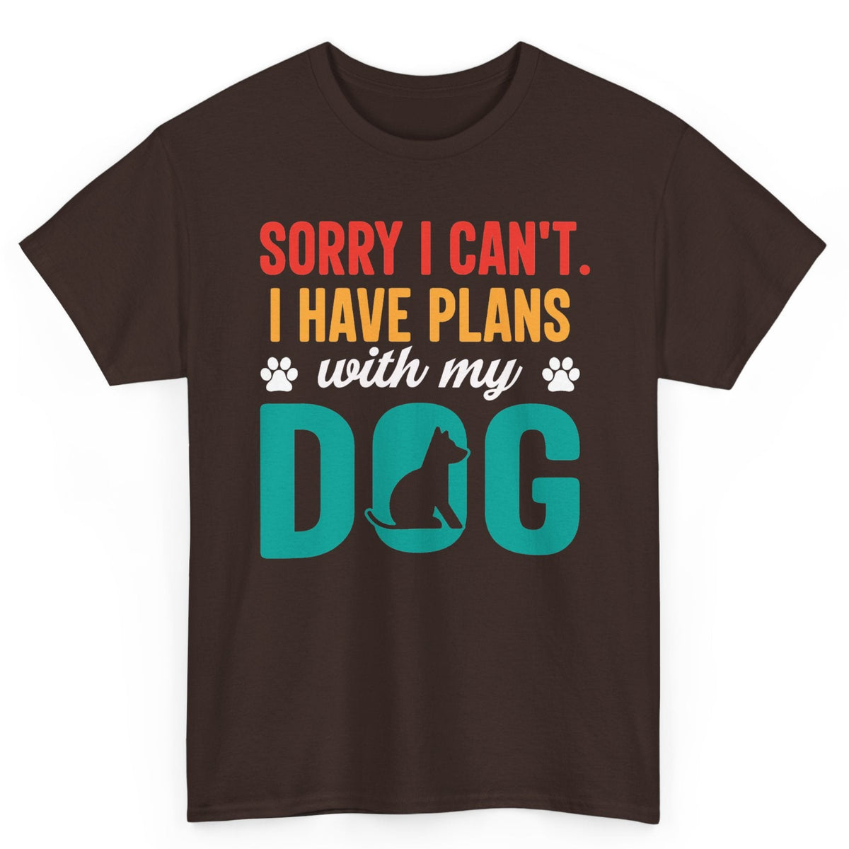 Plans With My Dog Tee