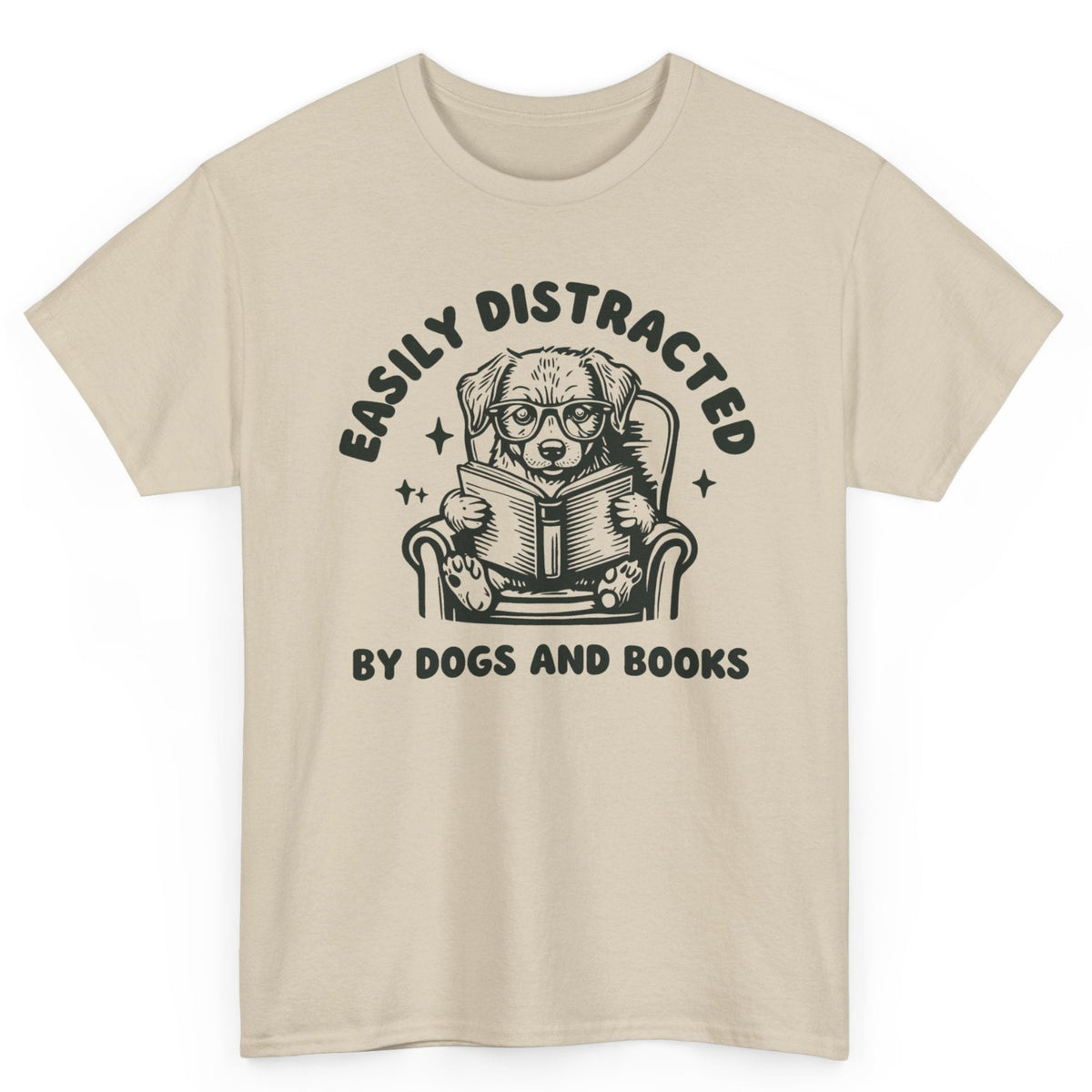 Dogs And Books Tee
