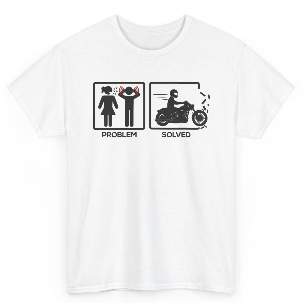 Problem Solved Biker Tee
