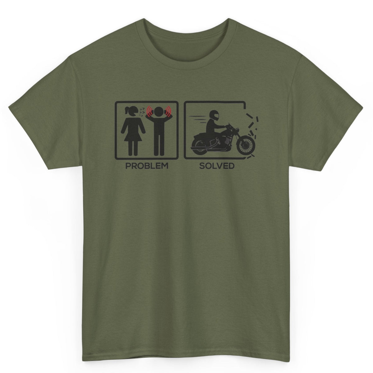 Problem Solved Biker Tee