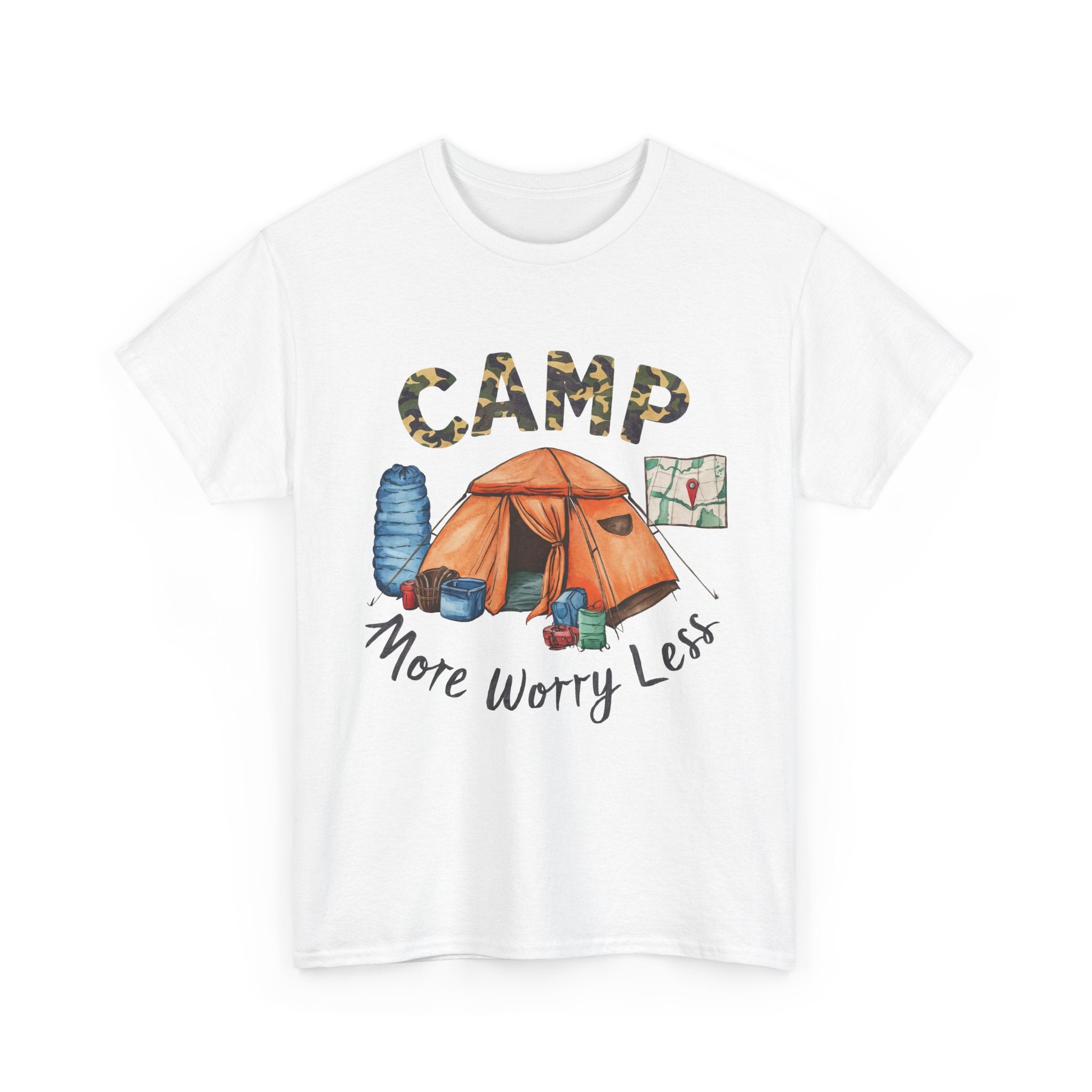 Camp More Worry Less Tee