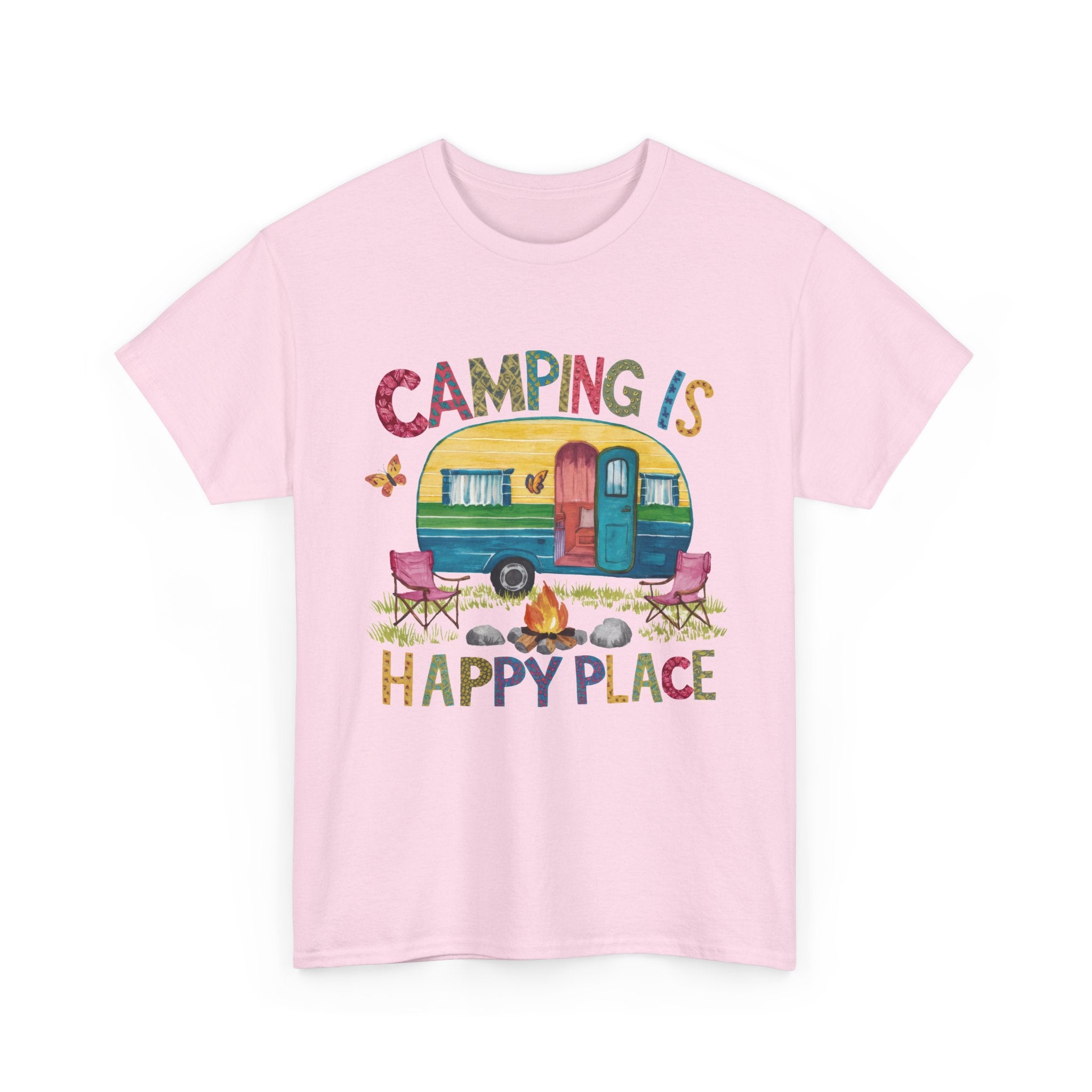 Camping Is My Happy Place Tee