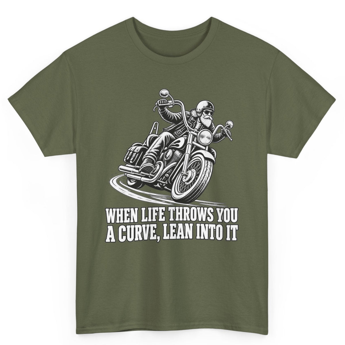 Lean Into It Biker Tee