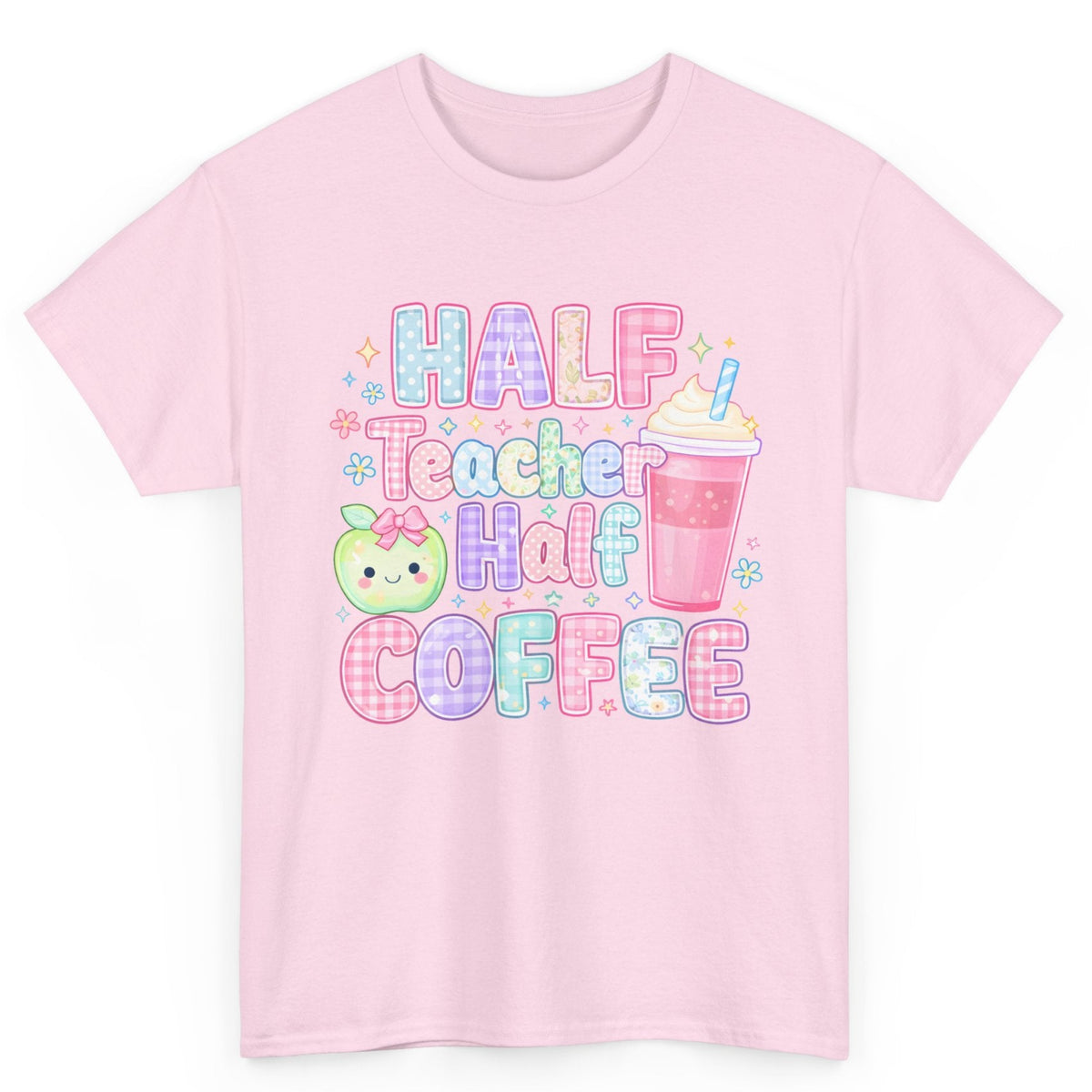 Half Teacher Half Coffee Tee