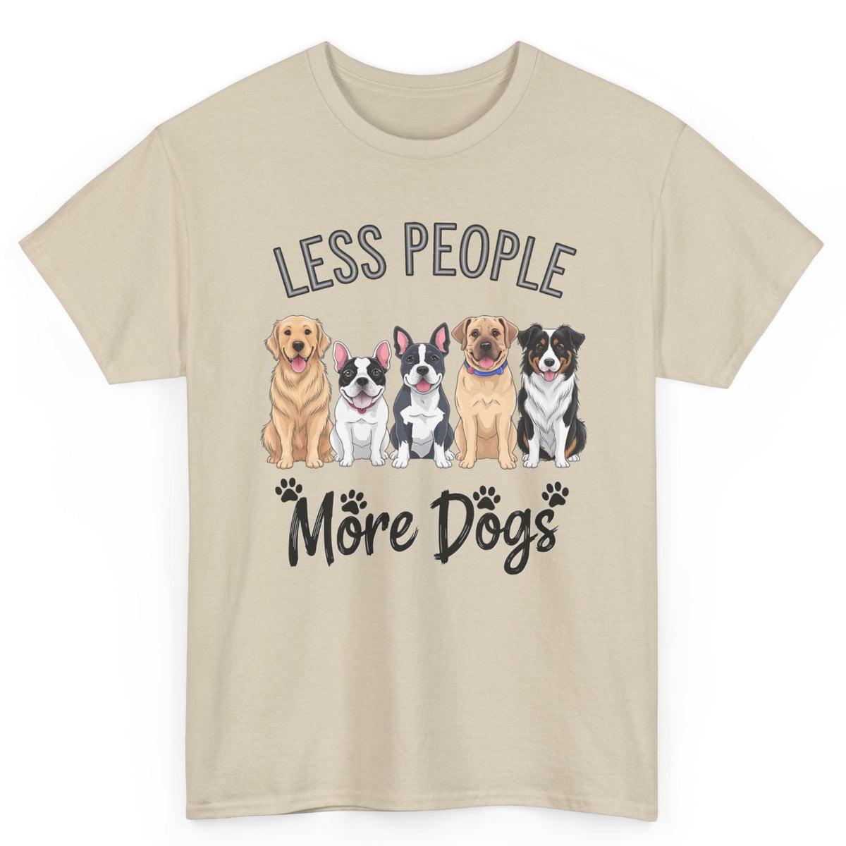 Less People More Dogs Tee
