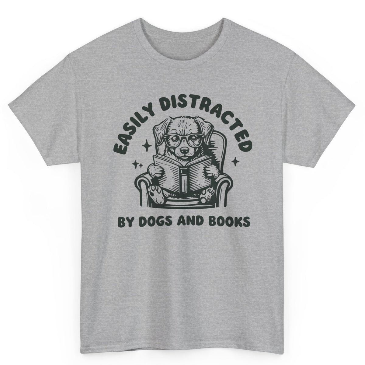 Dogs And Books Tee