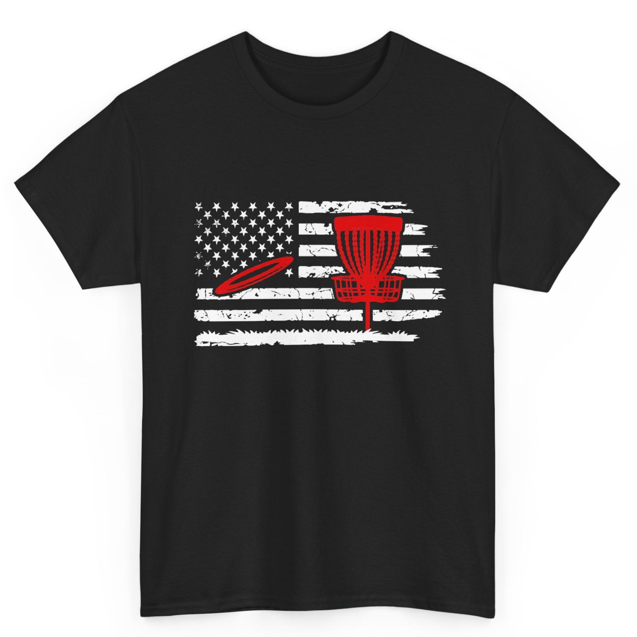 Red White & Disc Golf Tee