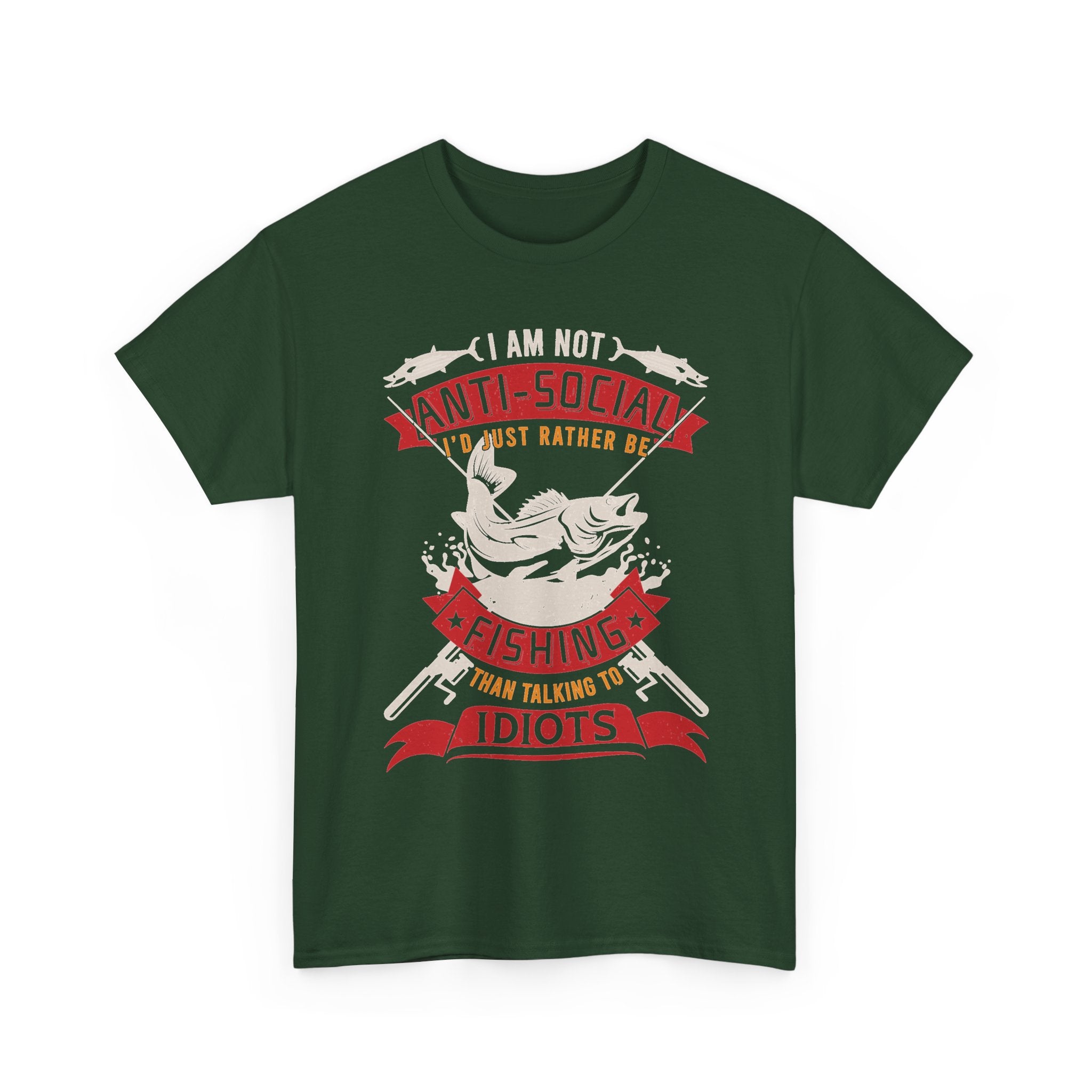 Rather Be Fishing Than Talking to Idiots Tee