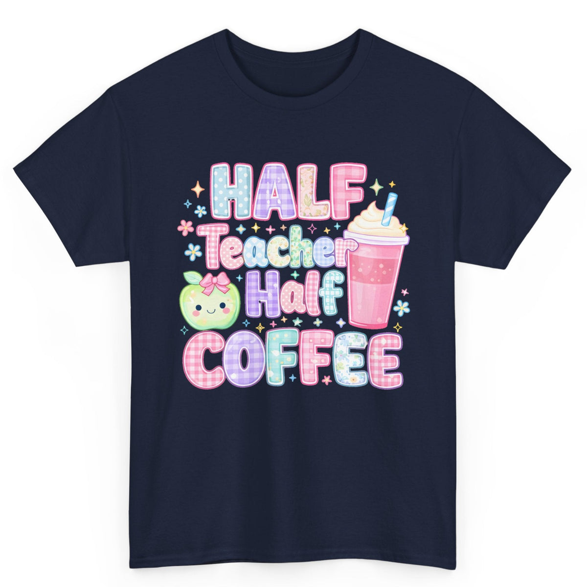 Half Teacher Half Coffee Tee