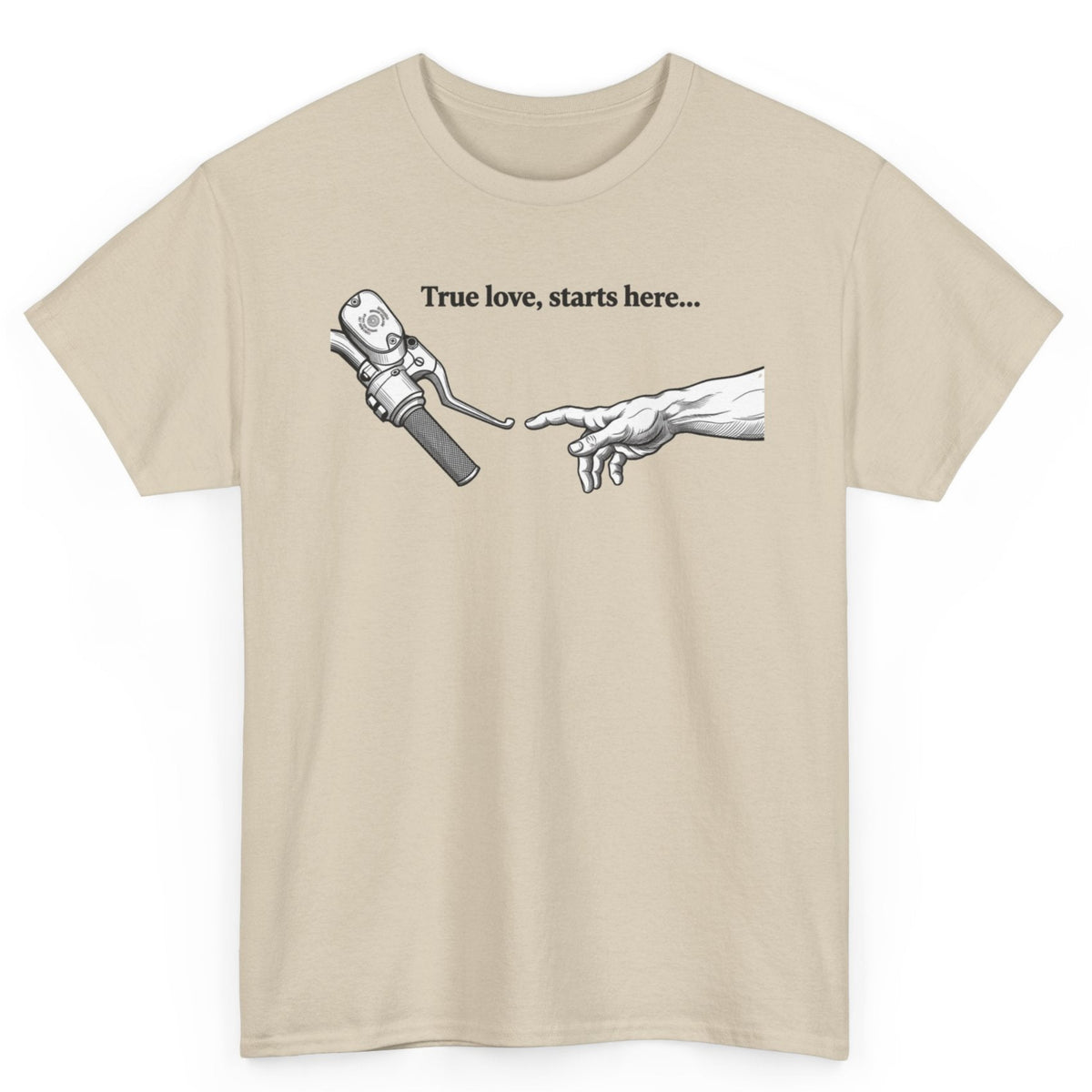 True Love Starts Here Biker Tee