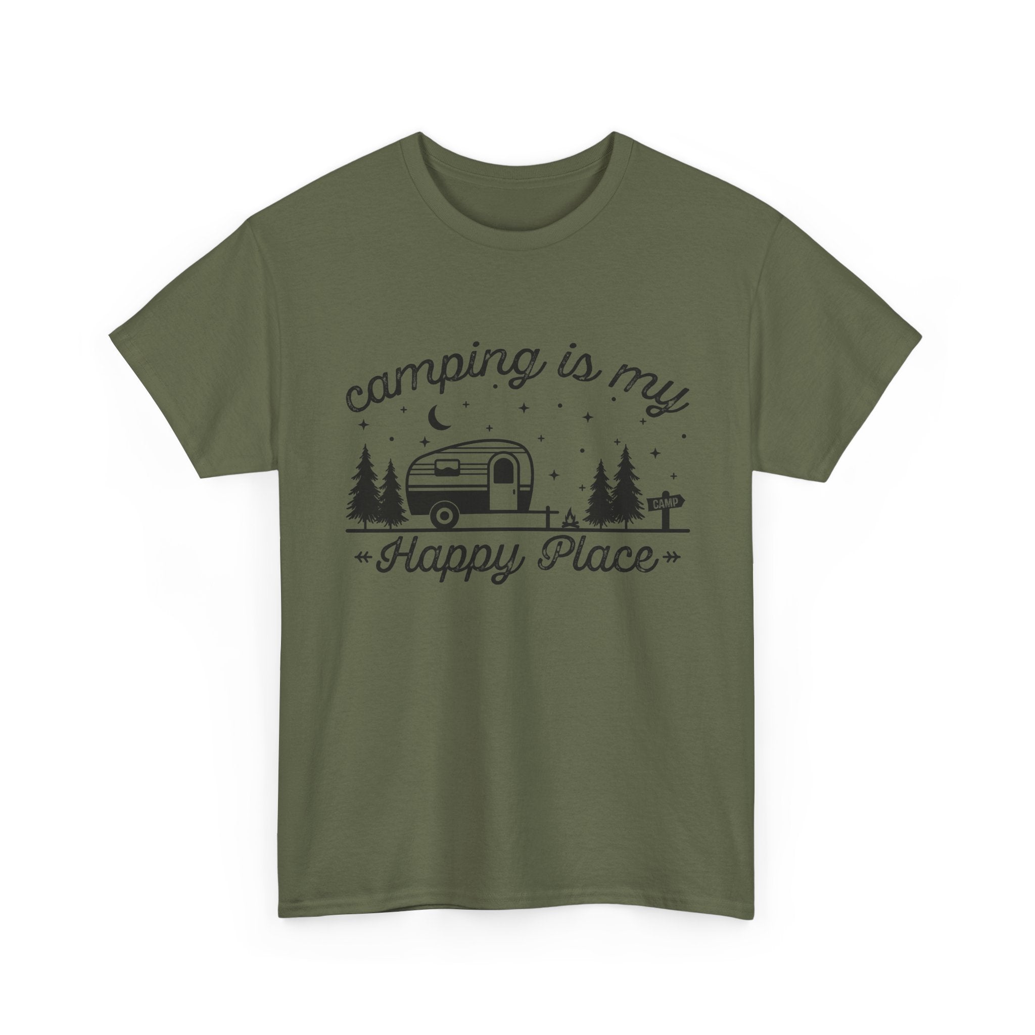 Camping Is My Happy Place Tee