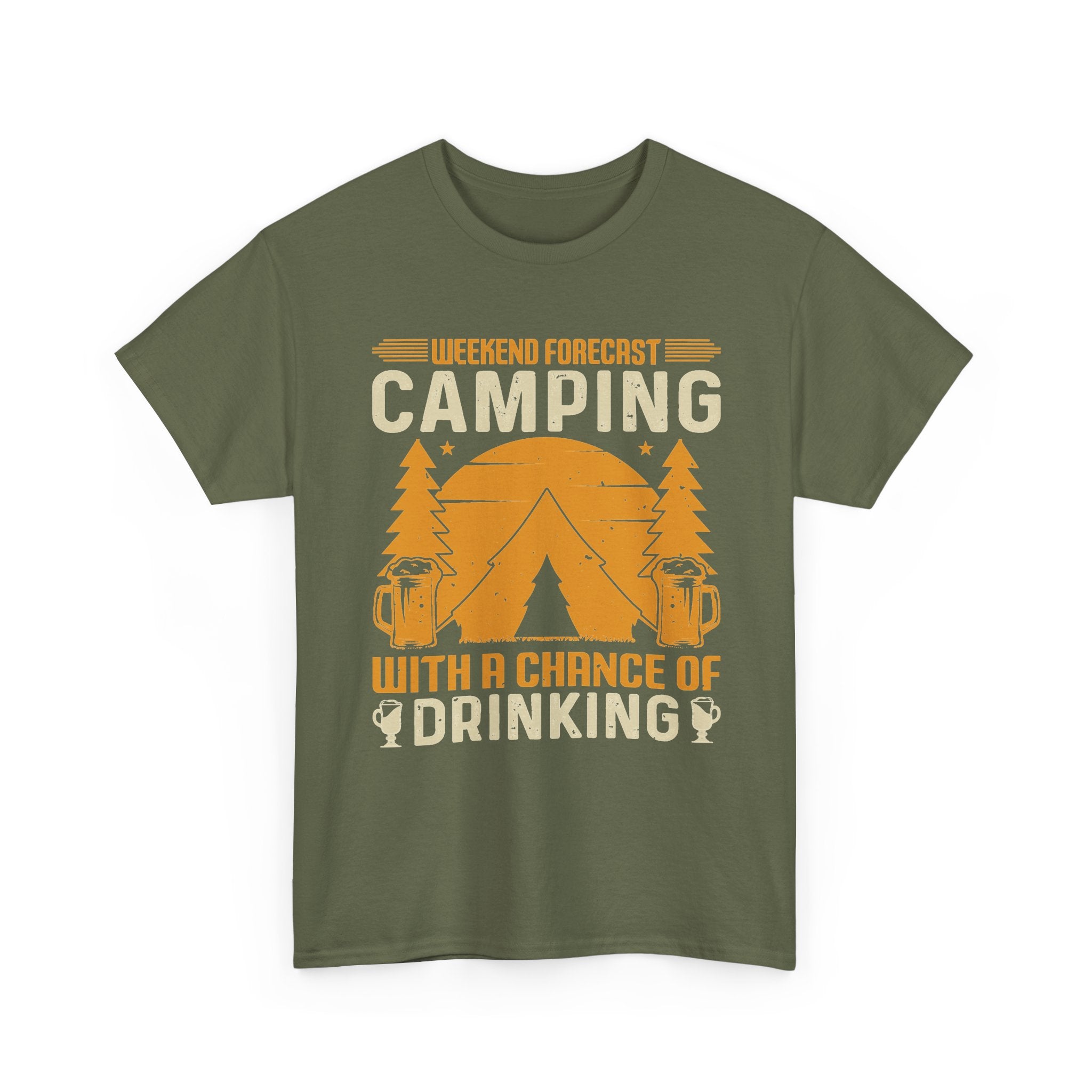 Weekend Forecast Camping Tee