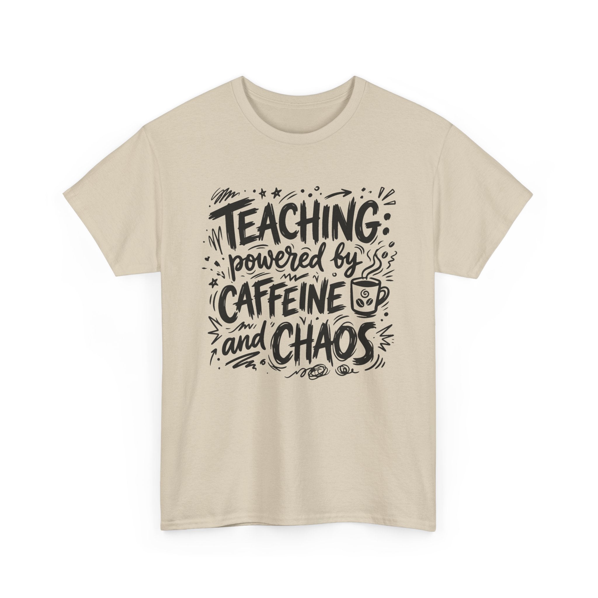 Powered By Caffeine And Chaos Tee