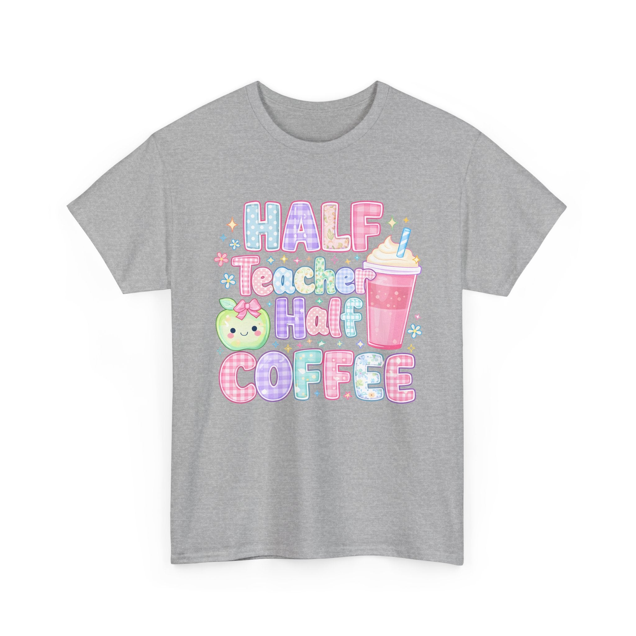 Half Teacher Half Coffee Tee