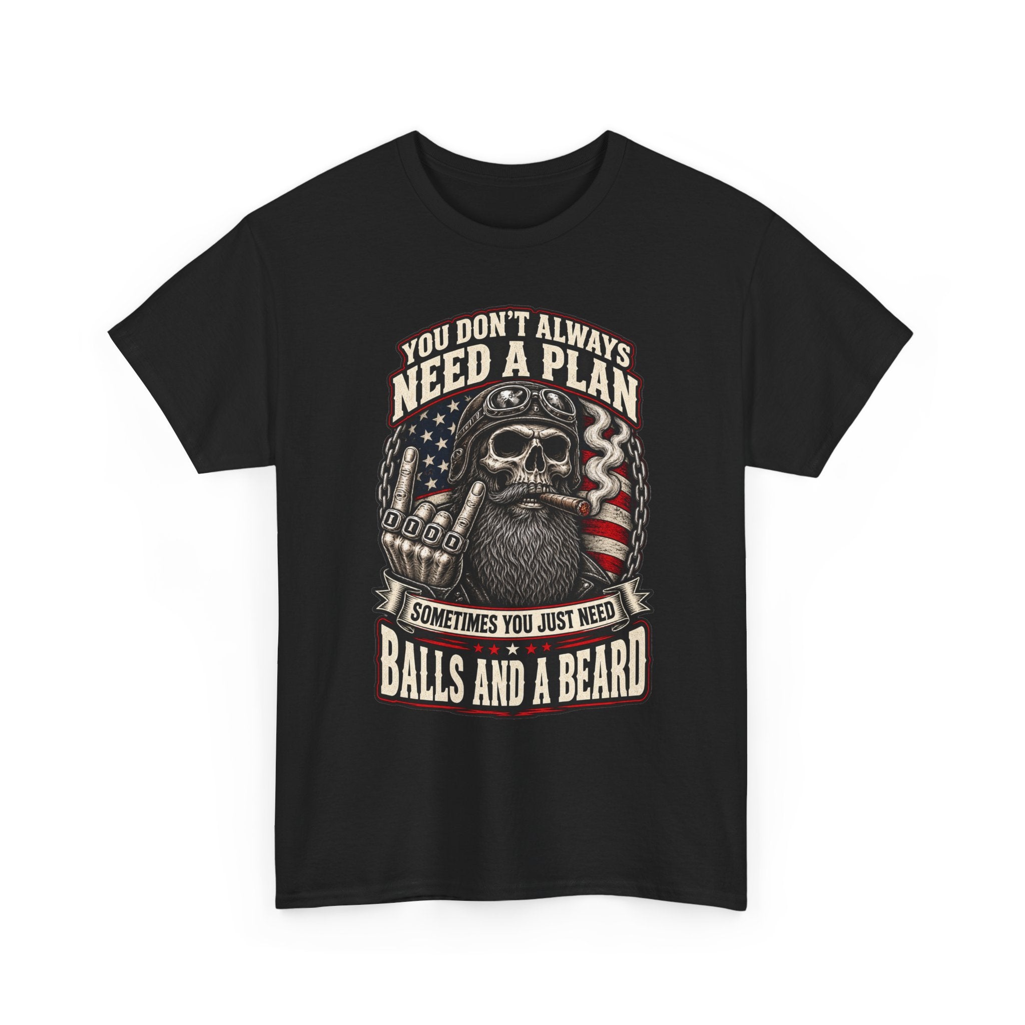 Balls & Beard V2 Biker Tee