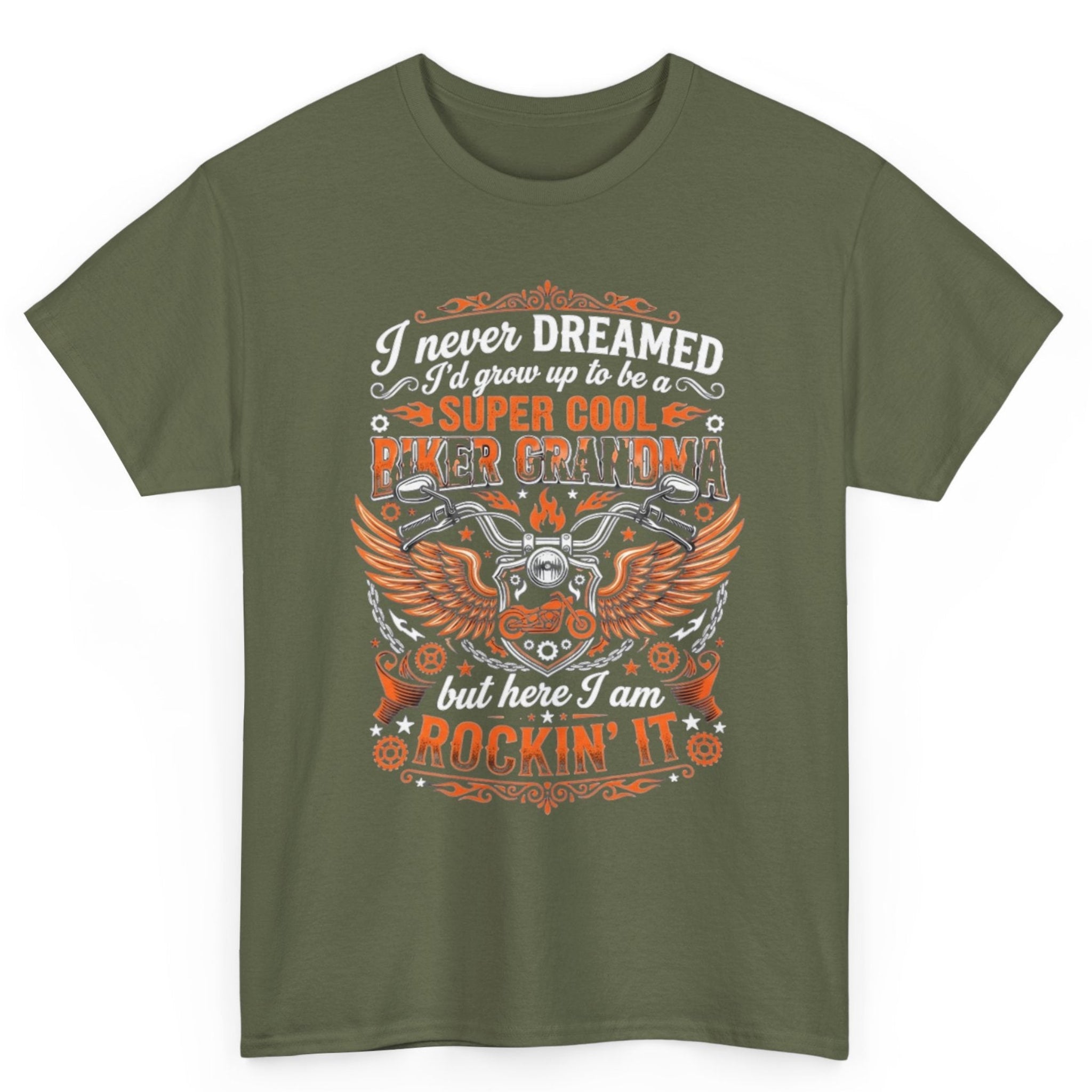 Super Cool Biker Grandma Tee