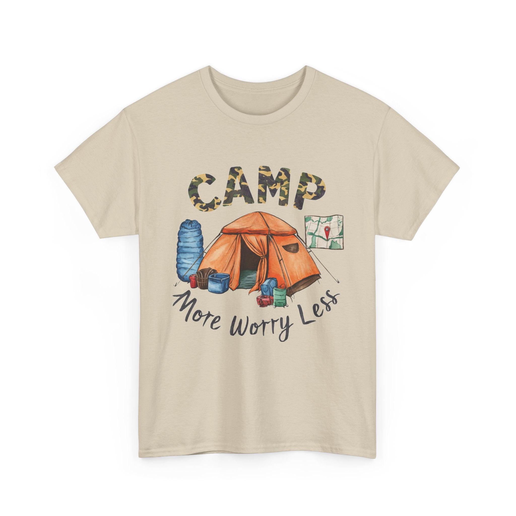Camp More Worry Less Tee
