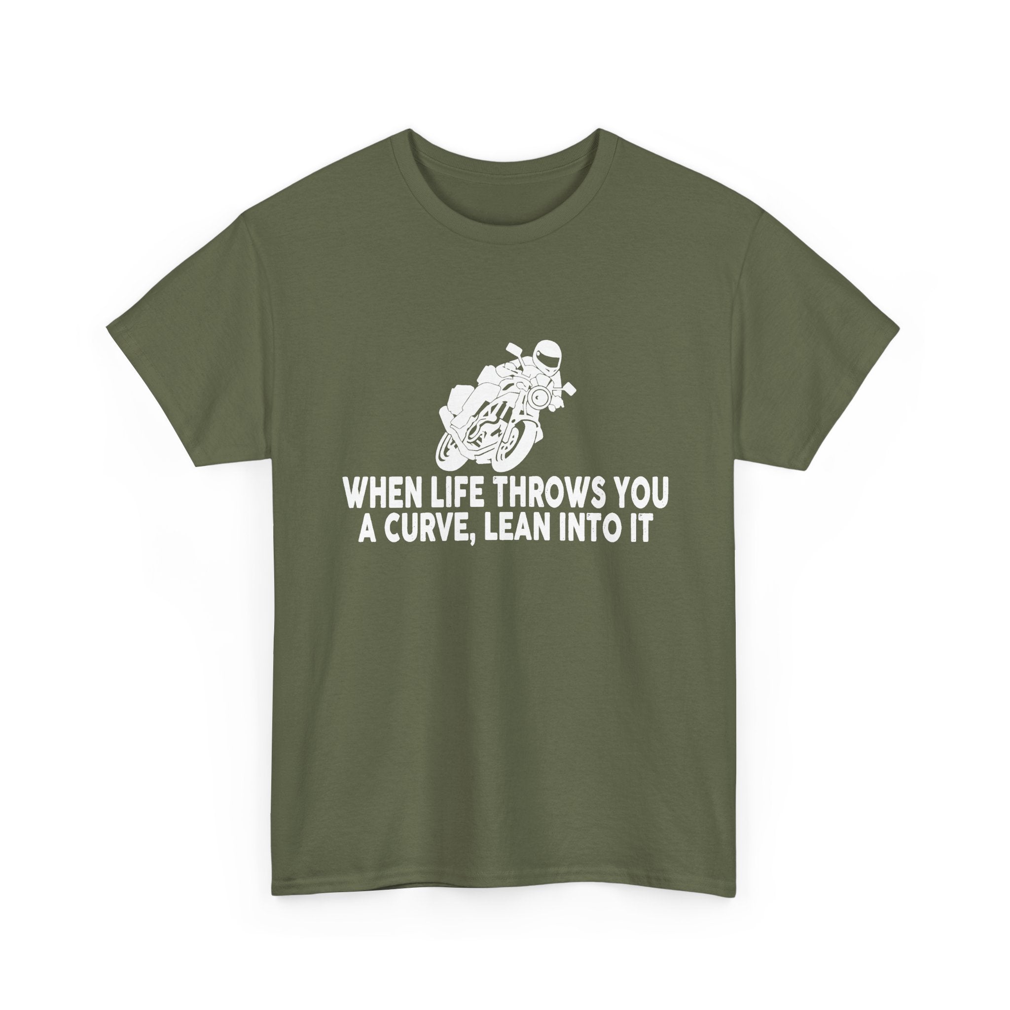 Lean Into It Motorcycle Tee
