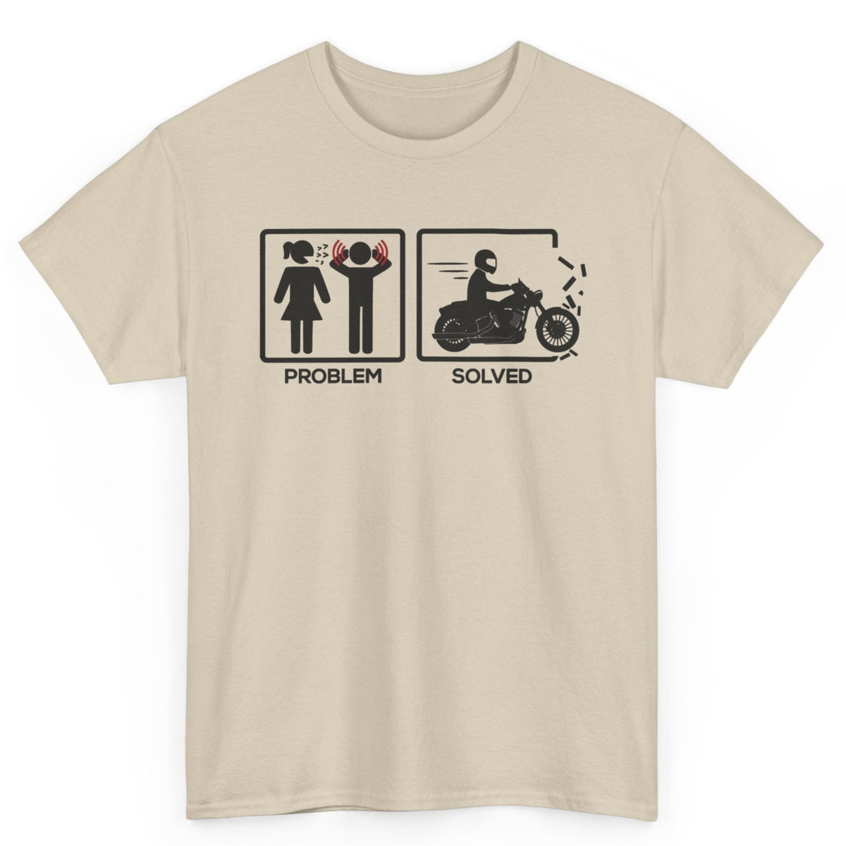 Problem Solved Biker Tee