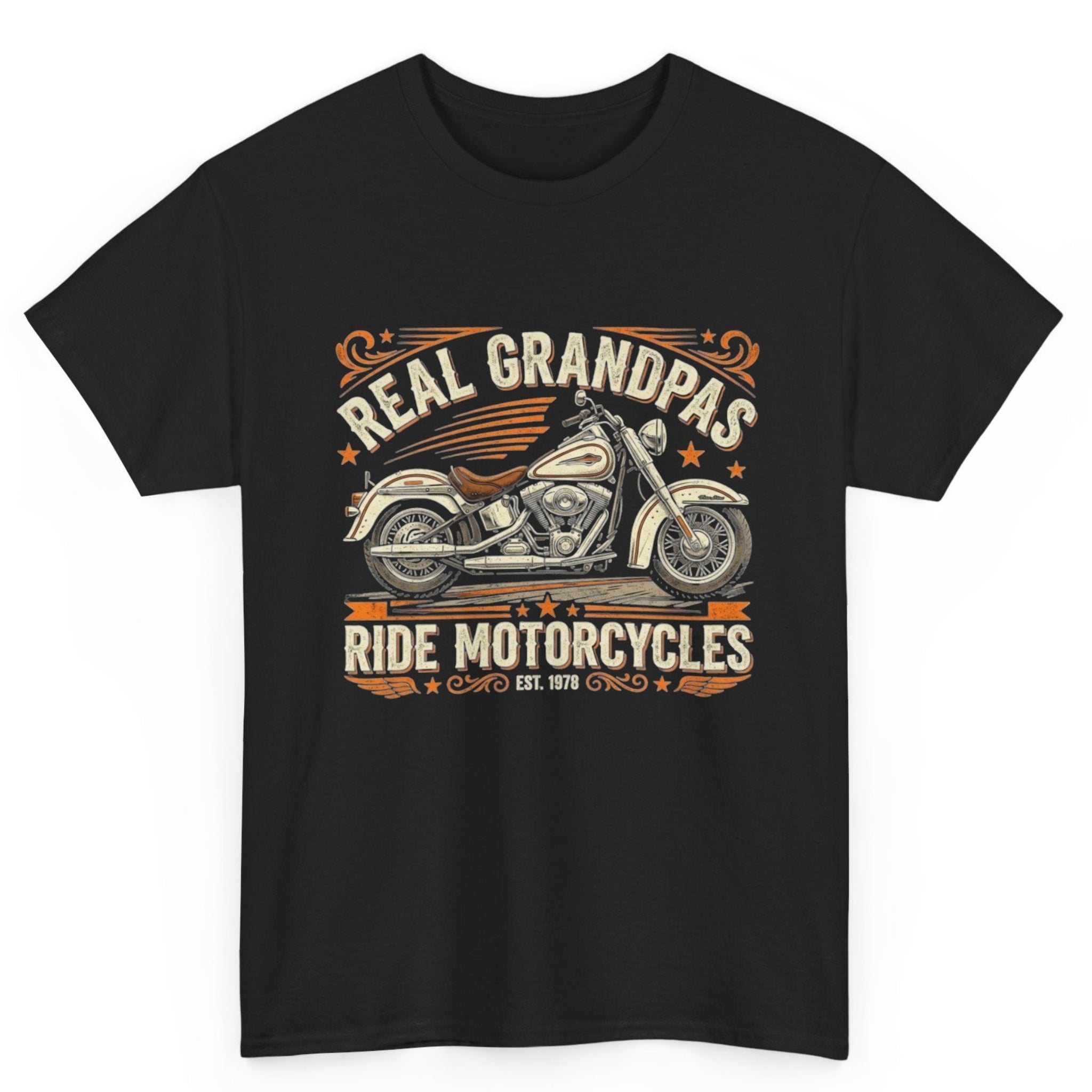 Real Grandpas Ride Motorcycles Tee