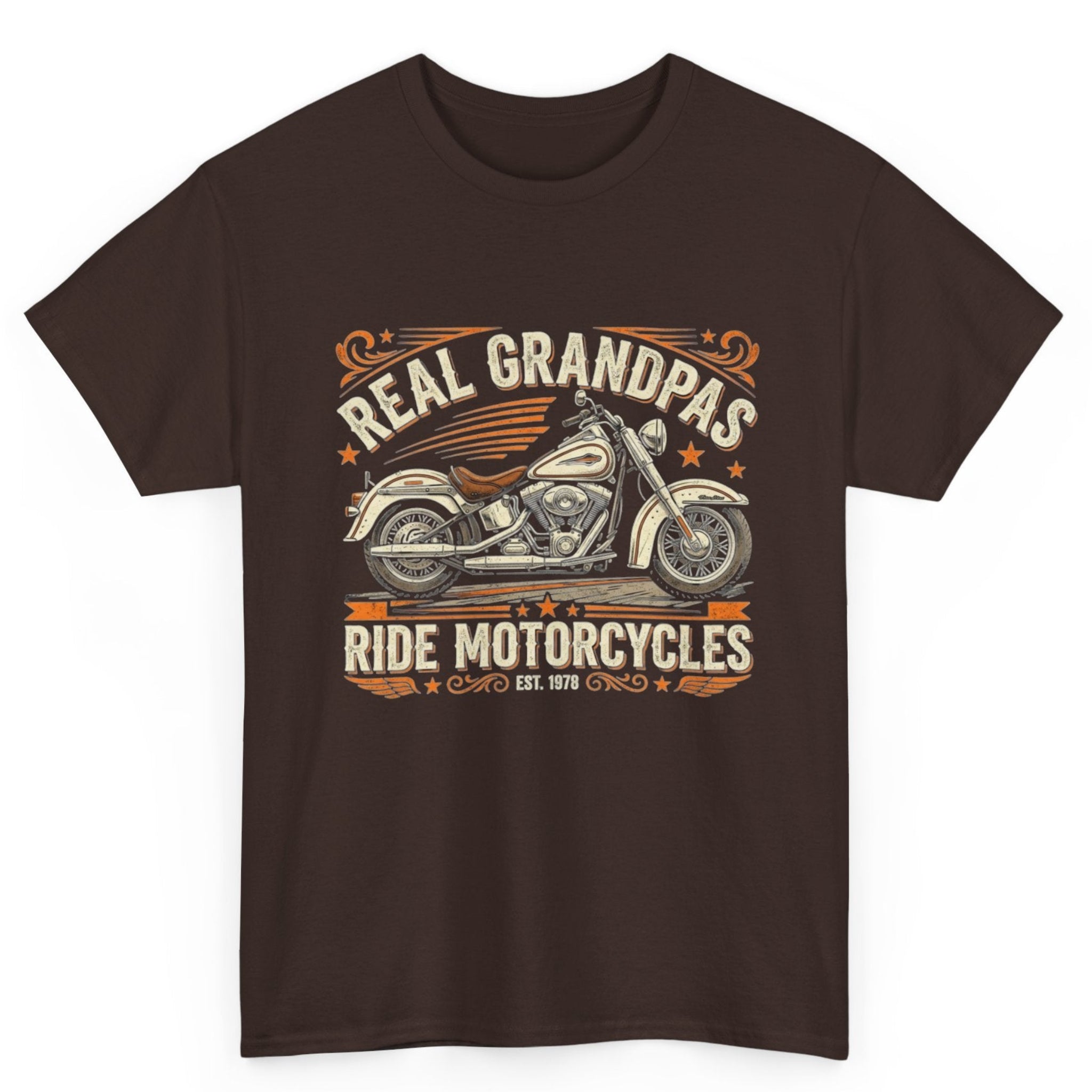 Real Grandpas Ride Motorcycles Tee