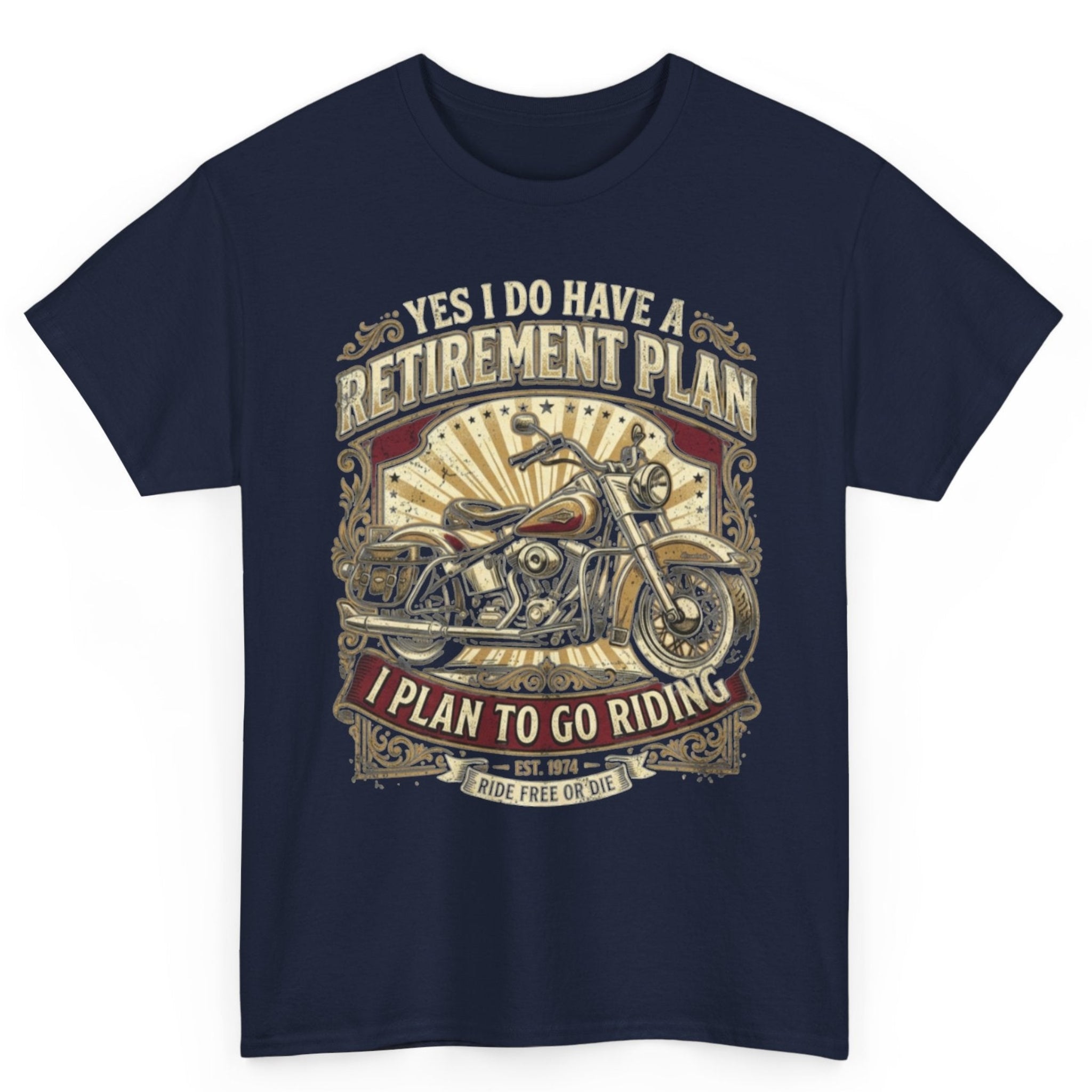 Biker Retirement Plan Tee