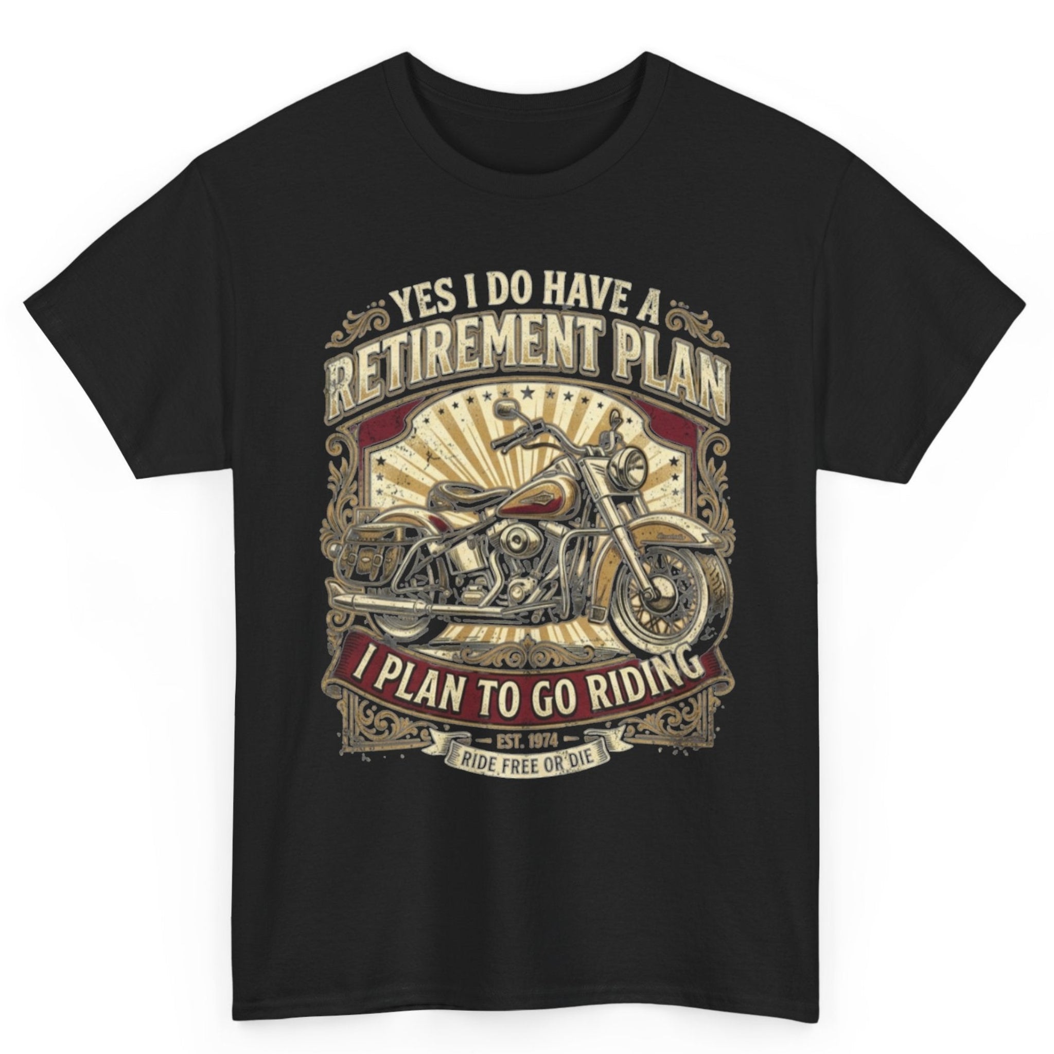 Biker Retirement Plan Tee