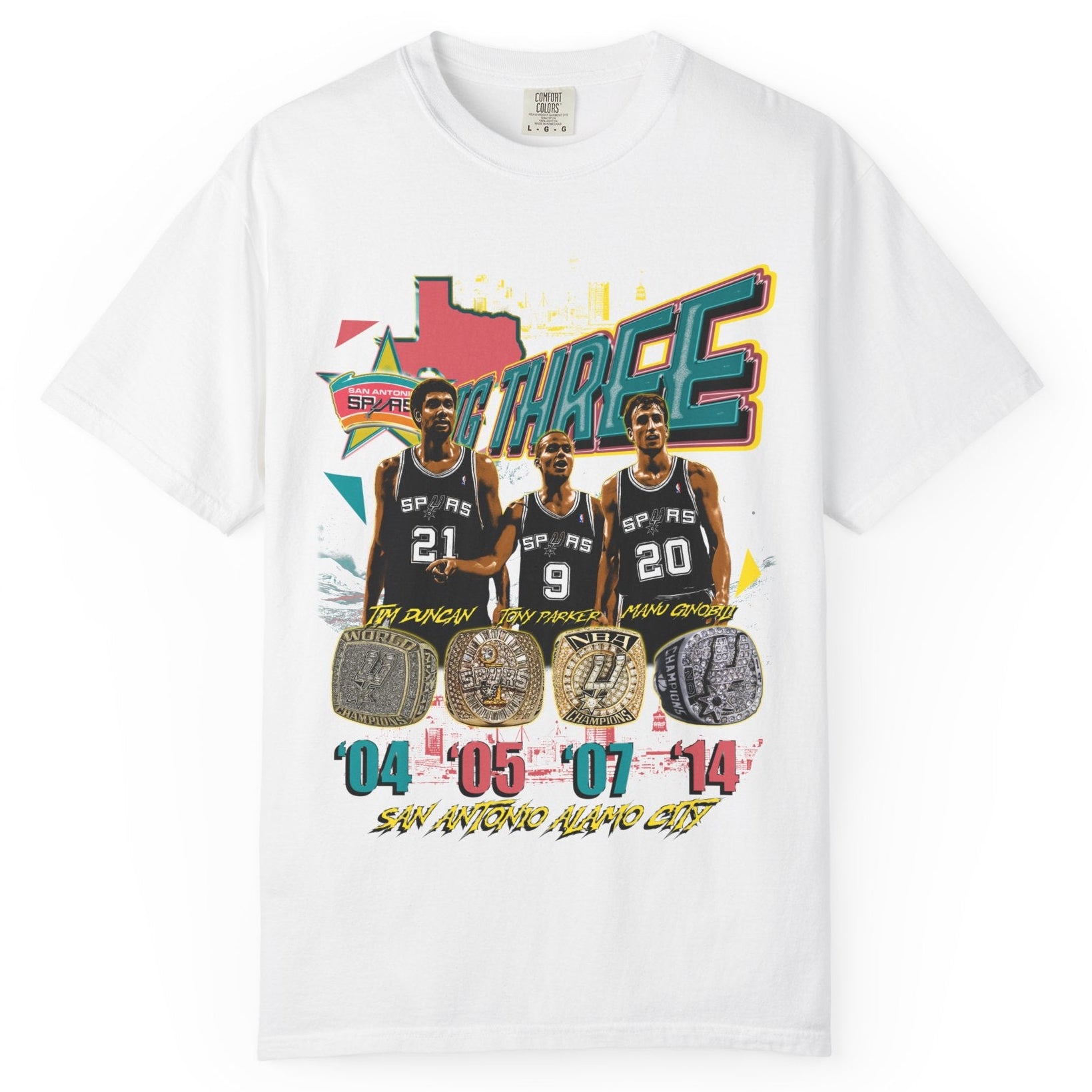 Spurs Big 3 Tee